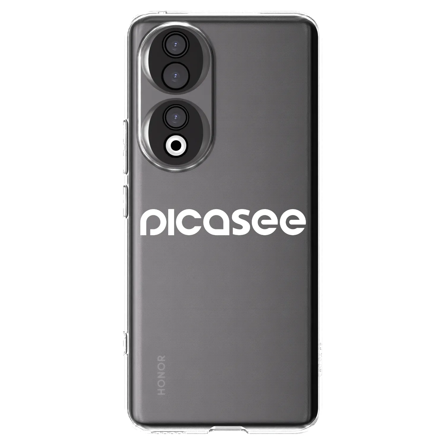 Picasee silikonski prozorni ovitek za Honor 90 5G - Picasee - new logo - white