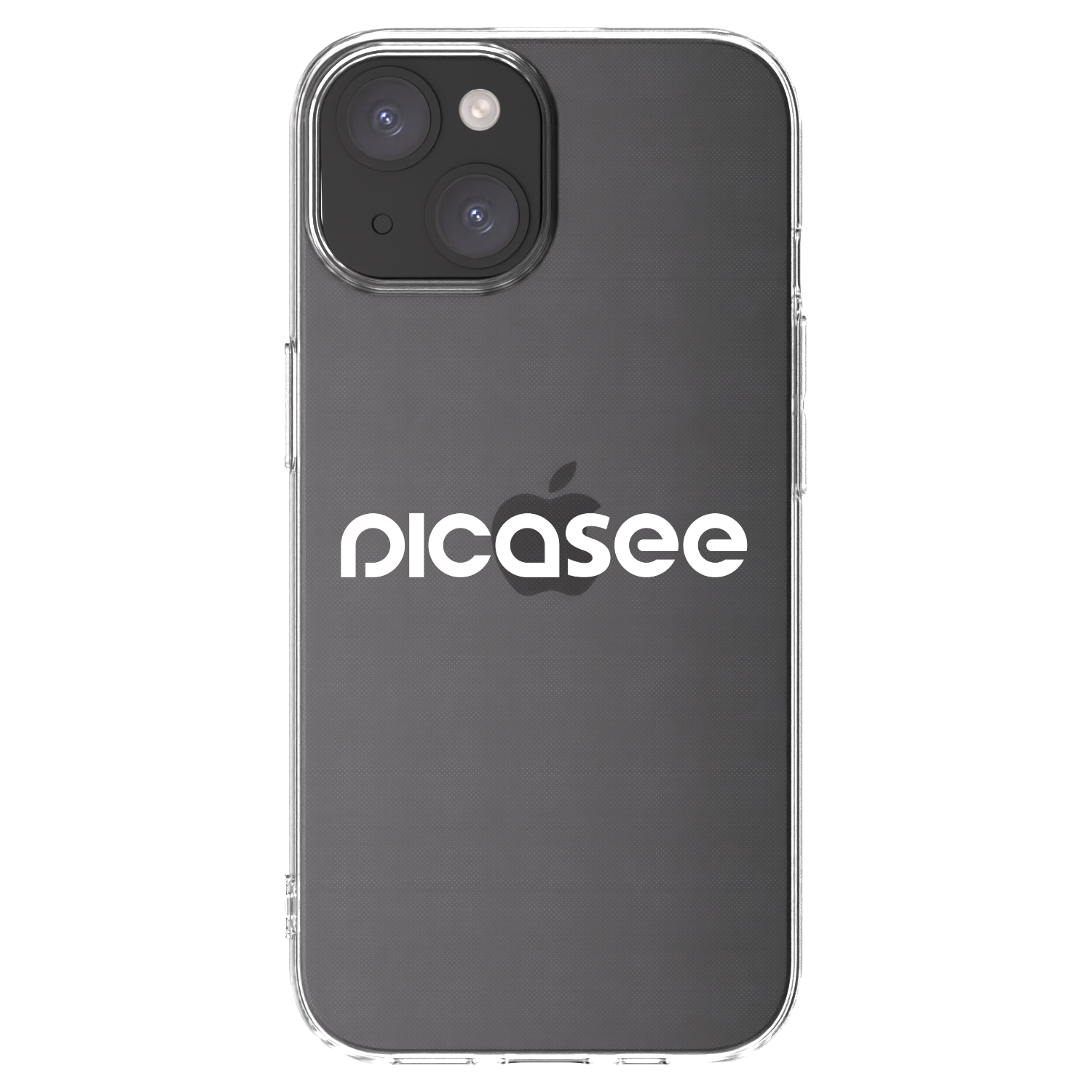 Picasee silikonski prozorni ovitek za Apple iPhone 15 - Picasee - new logo - white