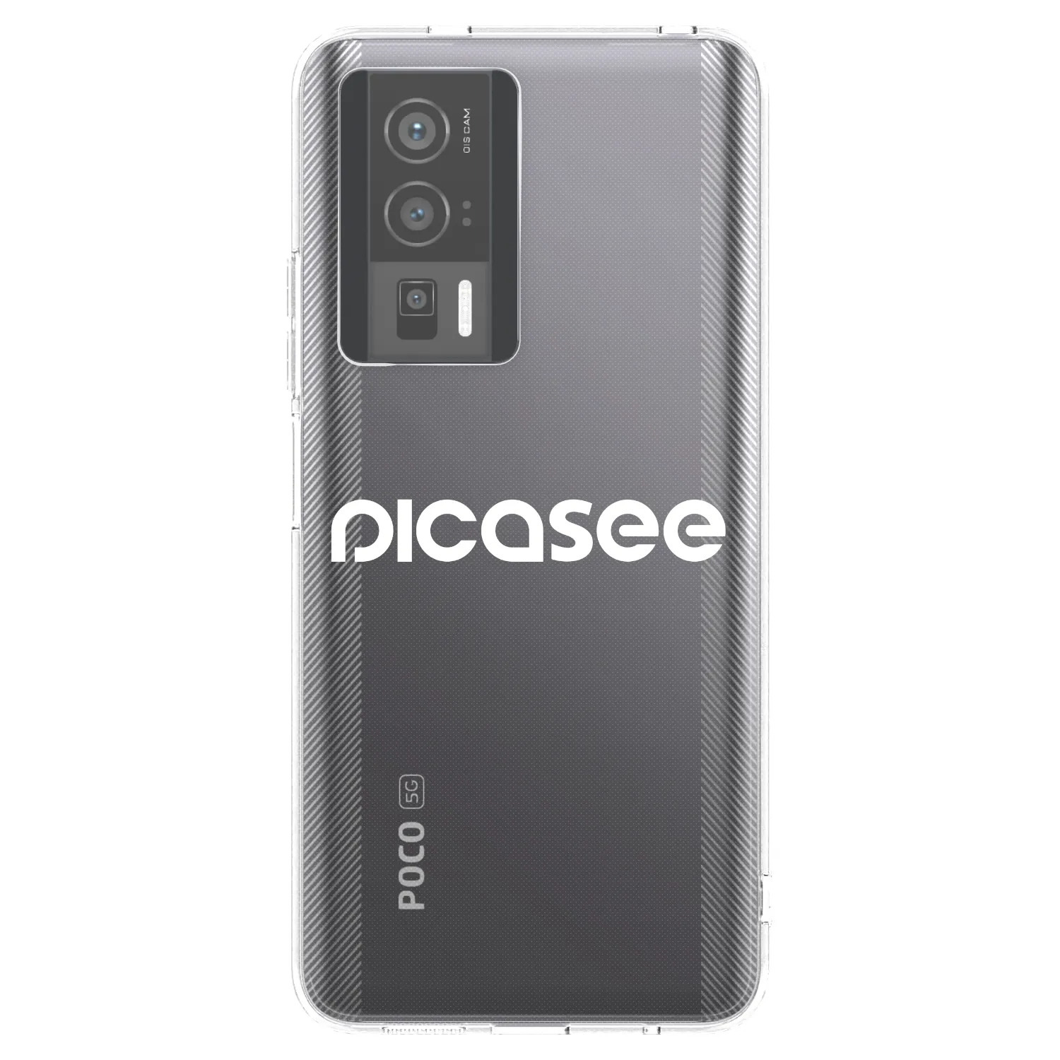 Picasee silikonski prozorni ovitek za Xiaomi Poco F5 Pro 5G - Picasee - new logo - white