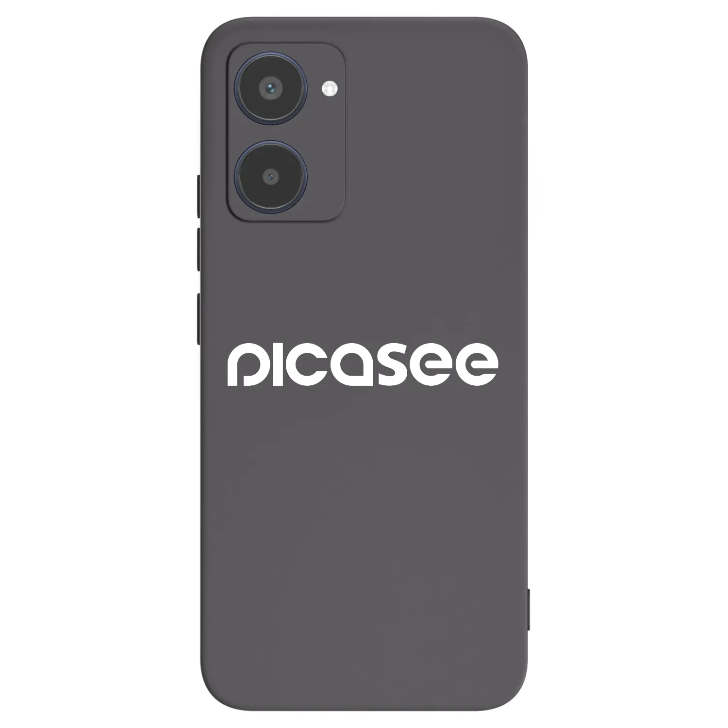 Picasee silikonski črni ovitek za Realme 10 4G - Picasee - new logo - white