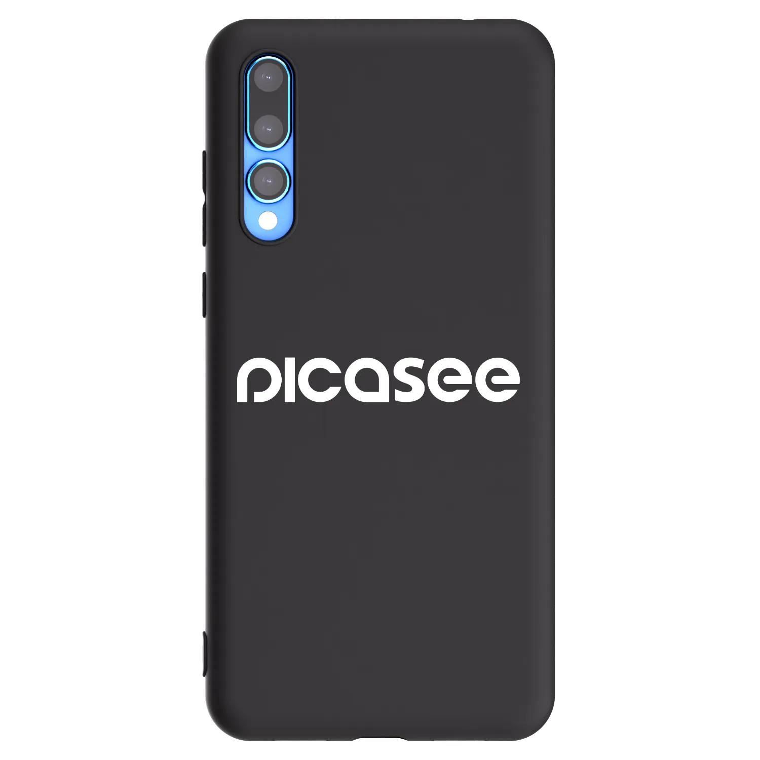 Picasee silikonski črni ovitek za Huawei P20 Pro - Picasee - new logo - white