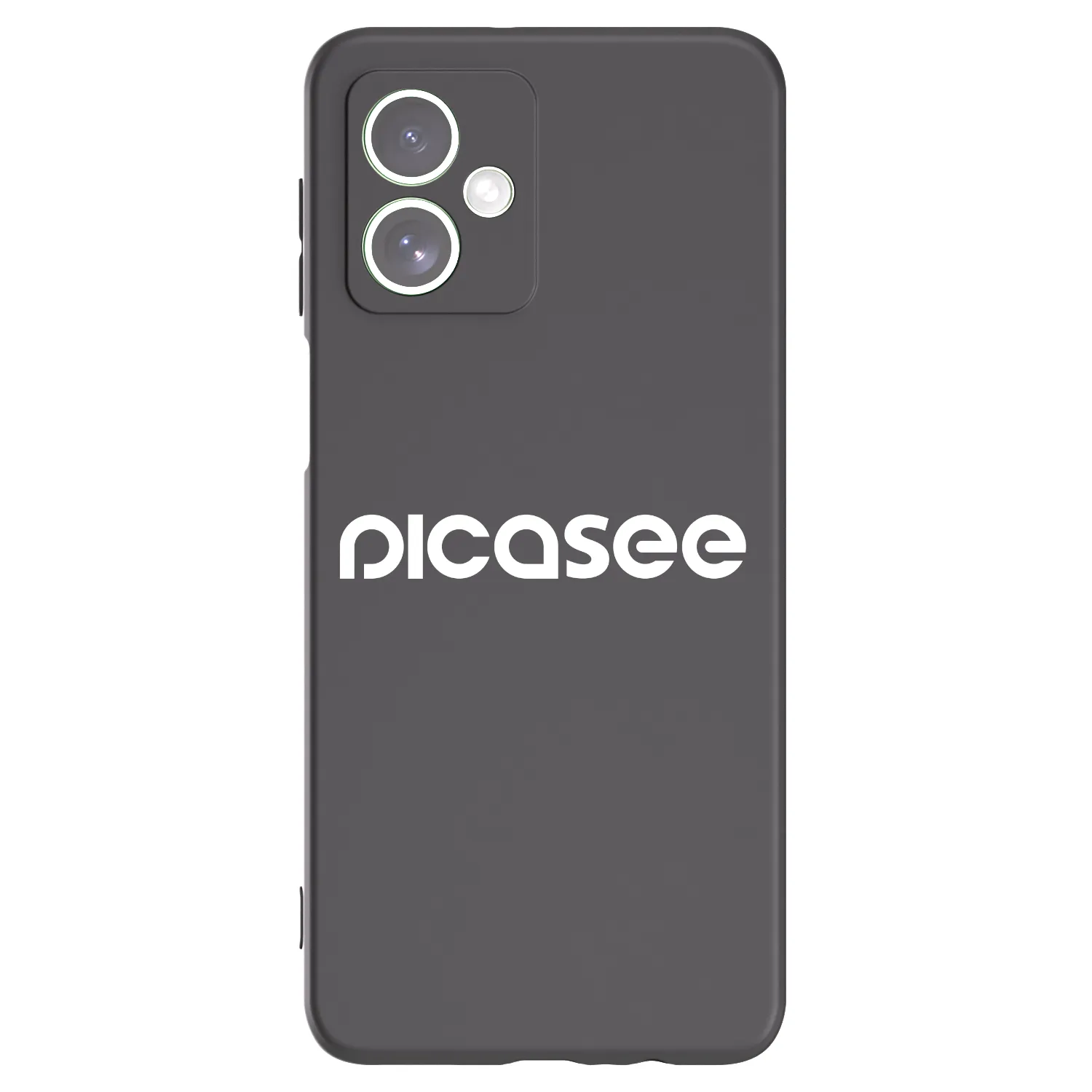 Picasee silikonski črni ovitek za Motorola Moto G54 5G - Picasee - new logo - white