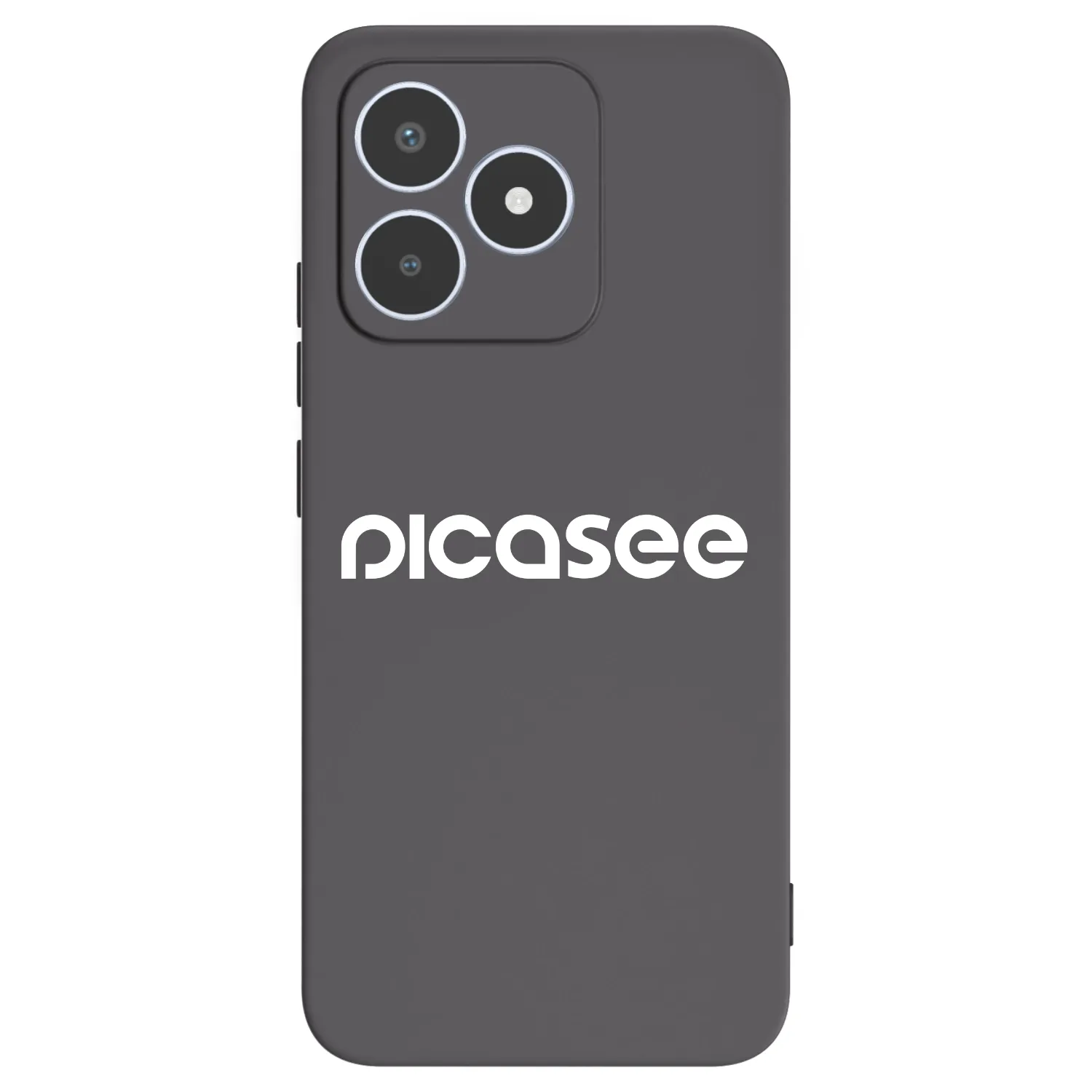 Picasee silikonski črni ovitek za Realme C53 - Picasee - new logo - white