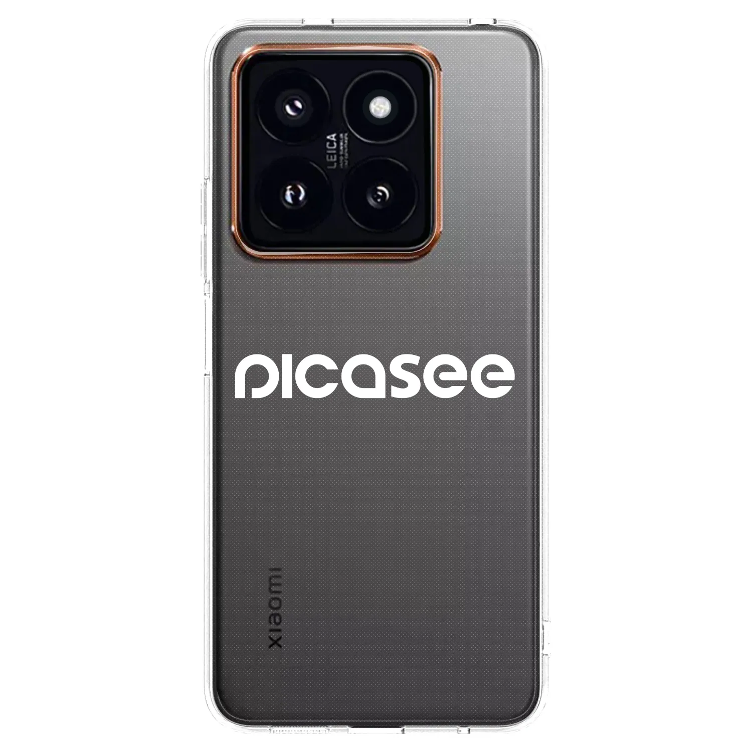 Picasee silikonski prozorni ovitek za Xiaomi 14 Pro - Picasee - new logo - white