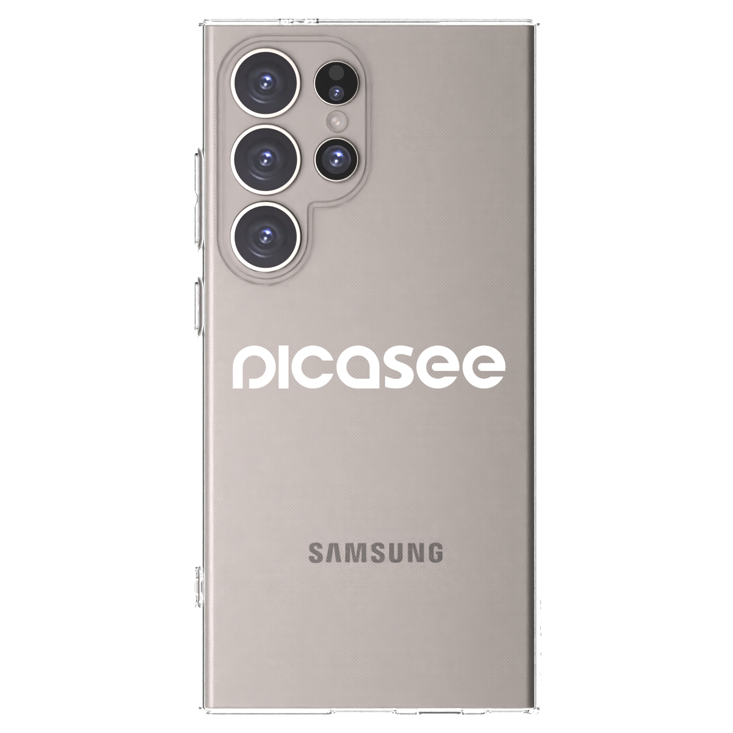 Picasee silikonski prozorni ovitek za Samsung Galaxy S24 Ultra S928B 5G - Picasee - new logo - white