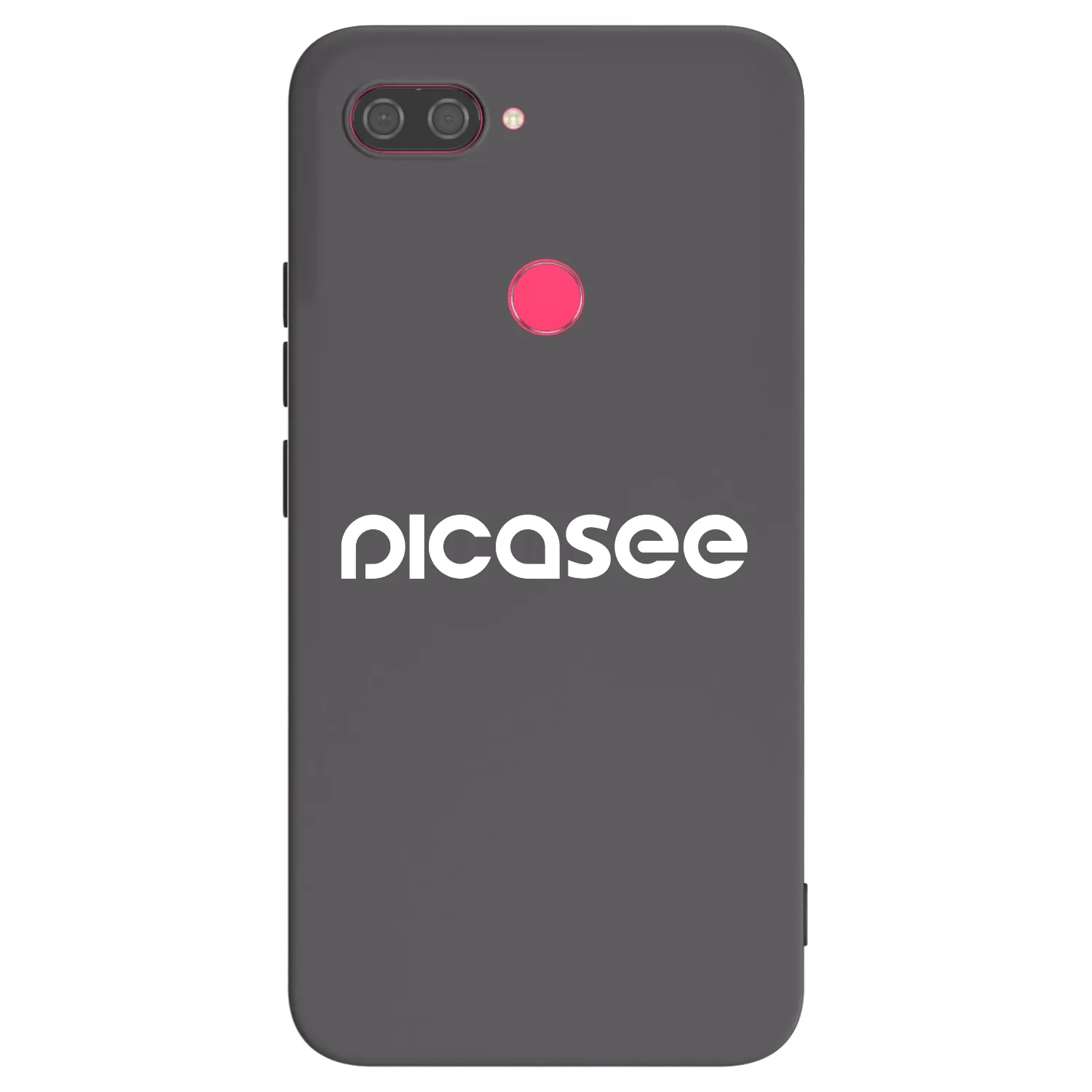 Picasee silikonski črni ovitek za Xiaomi Mi 8 Lite - Picasee - new logo - white