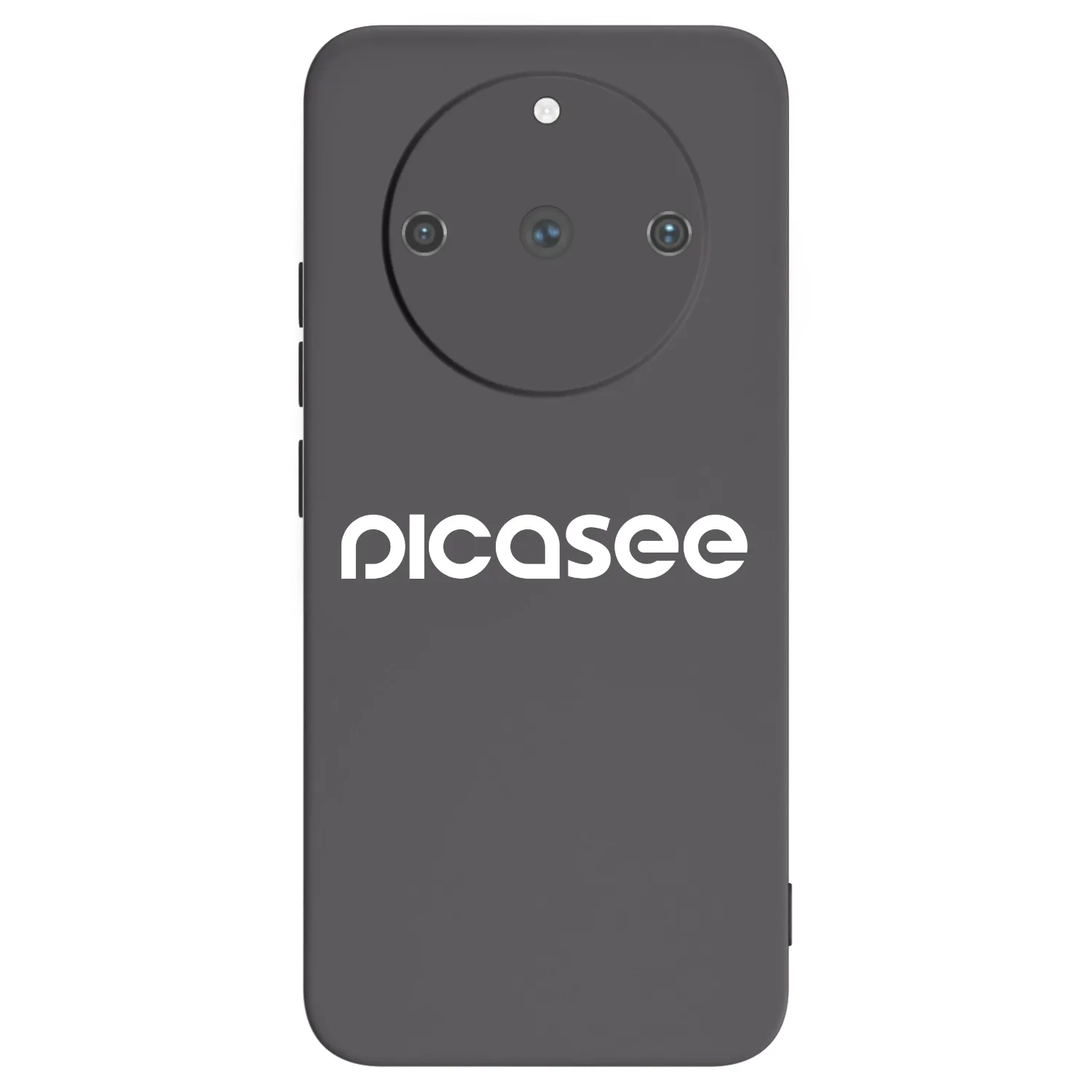 Picasee silikonski črni ovitek za Realme 11 Pro+ - Picasee - new logo - white