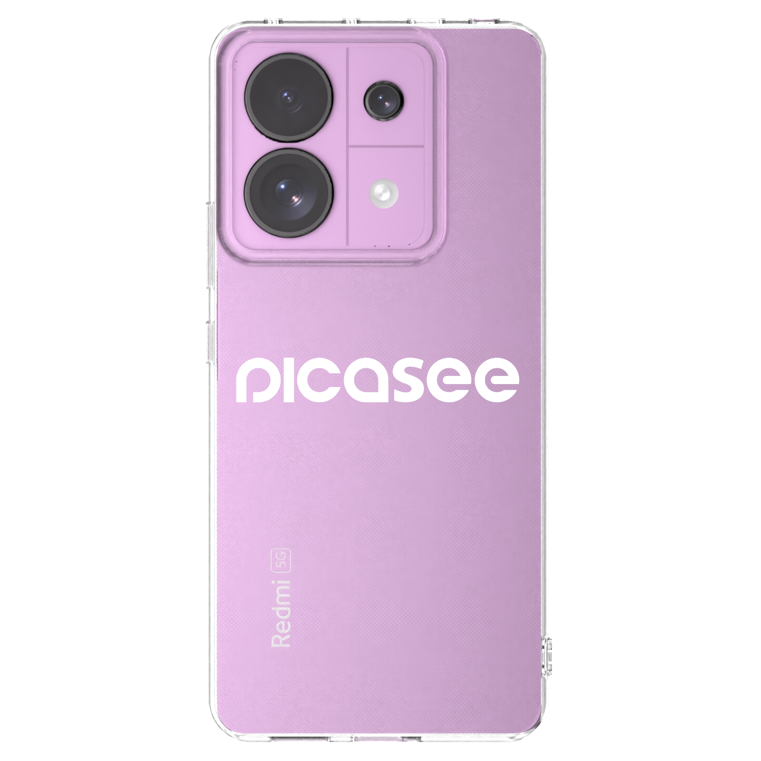 Picasee silikonski prozorni ovitek za Xiaomi Redmi Note 13 Pro 5G - Picasee - new logo - white