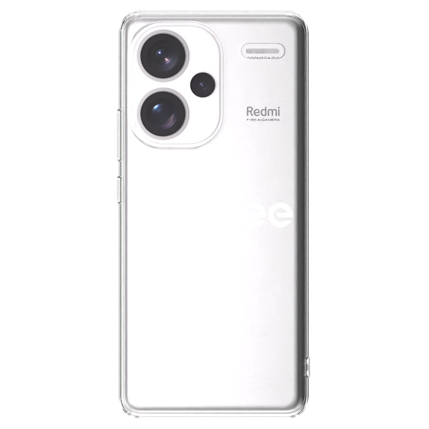Picasee silikonski prozorni ovitek za Xiaomi Redmi Note 13 Pro+ 5G - Picasee - new logo - white
