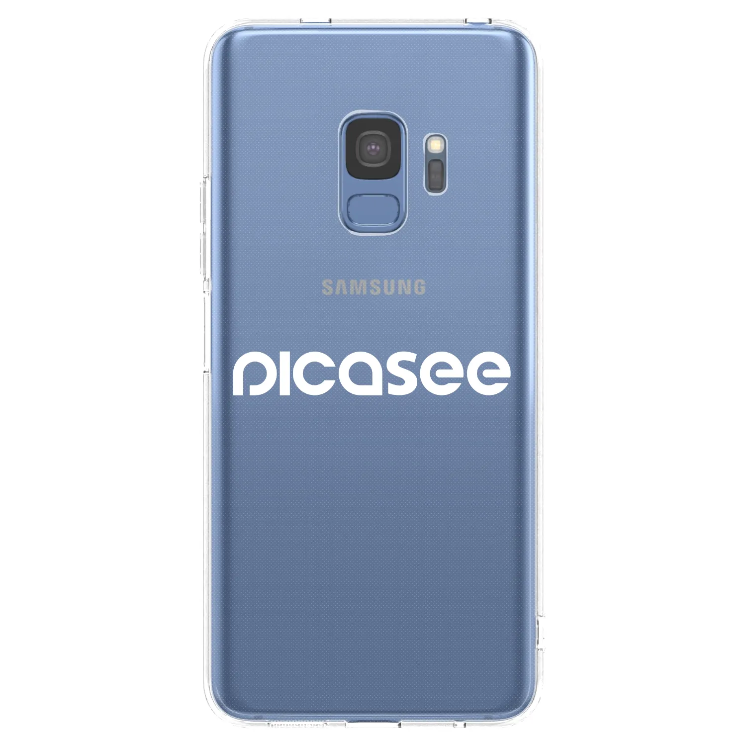 Picasee silikonski prozorni ovitek za Samsung Galaxy S9 G960F - Picasee - new logo - white