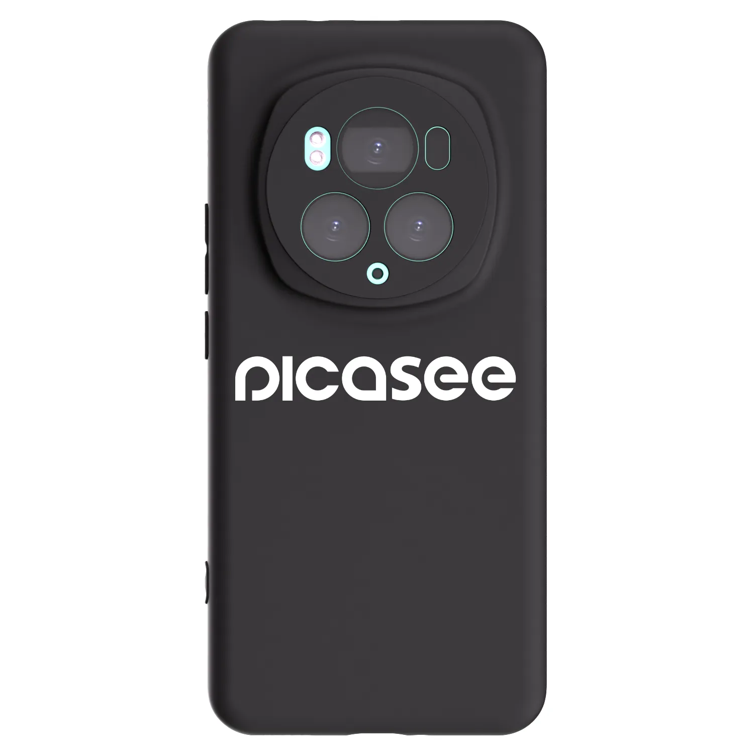 Picasee silikonski črni ovitek za Honor Magic6 Pro - Picasee - new logo - white