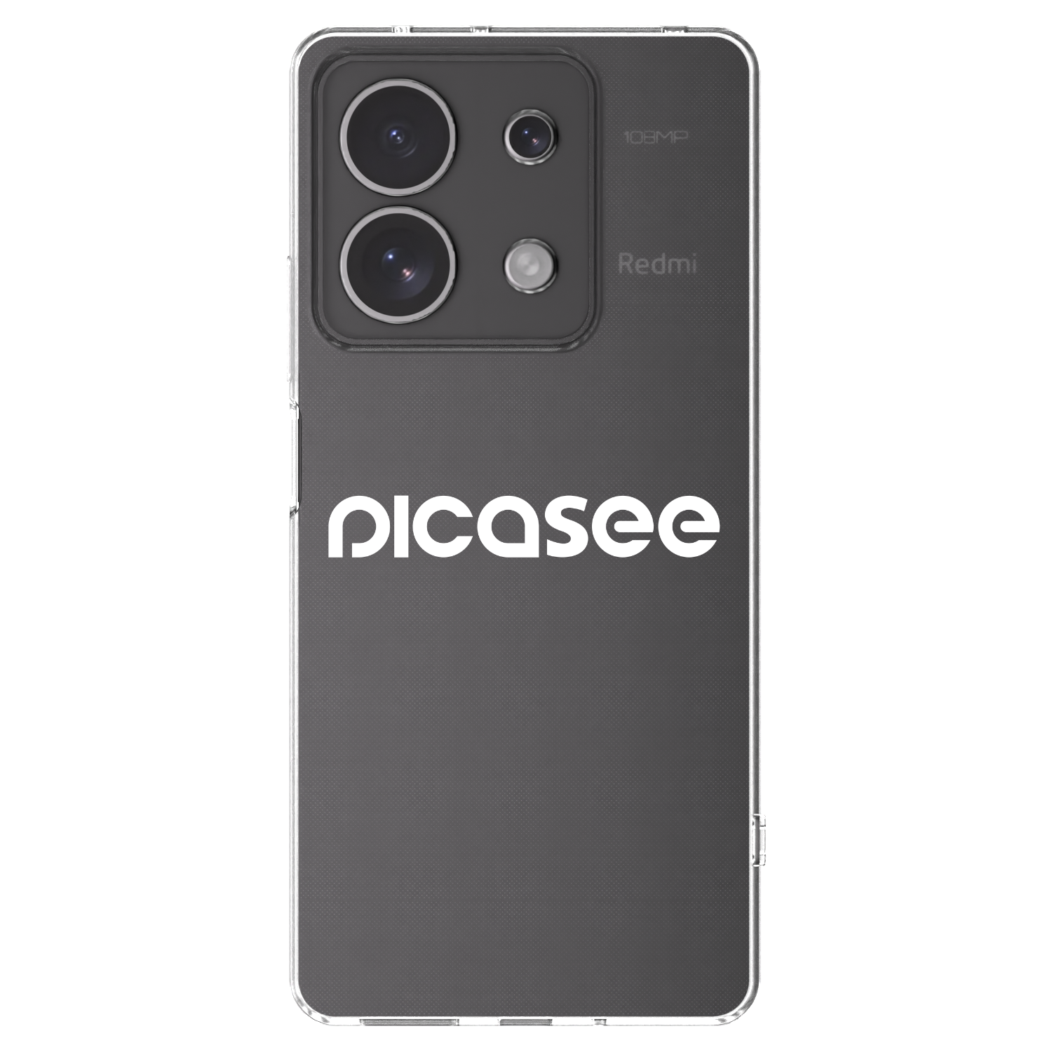 Picasee silikonski prozorni ovitek za Xiaomi Redmi Note 13 4G - Picasee - new logo - white