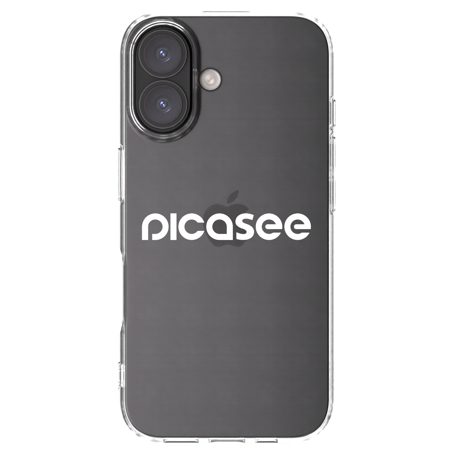 Picasee silikonski prozorni ovitek za Apple iPhone 16 - Picasee - new logo - white