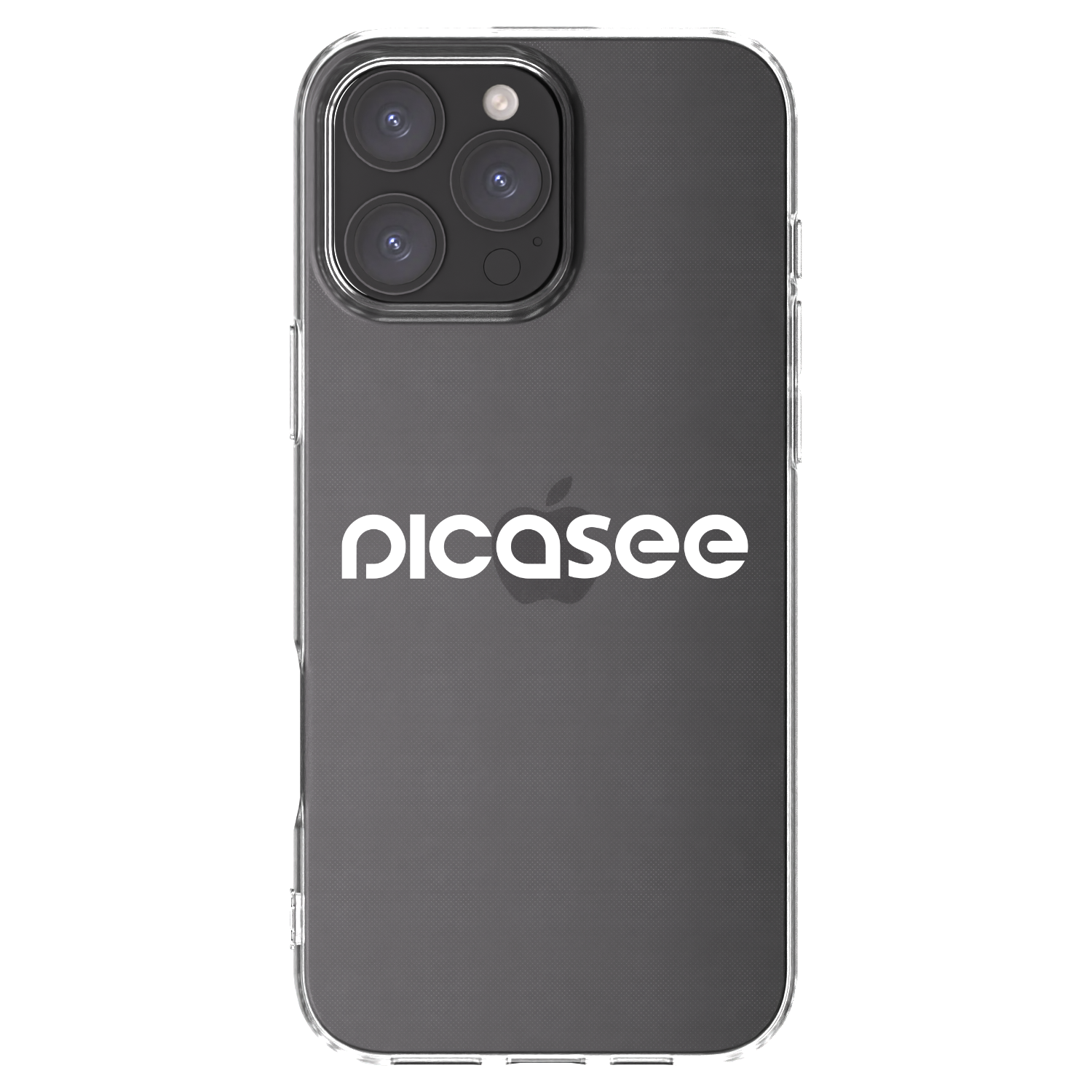 Picasee silikonski prozorni ovitek za Apple iPhone 16 Pro Max - Picasee - new logo - white