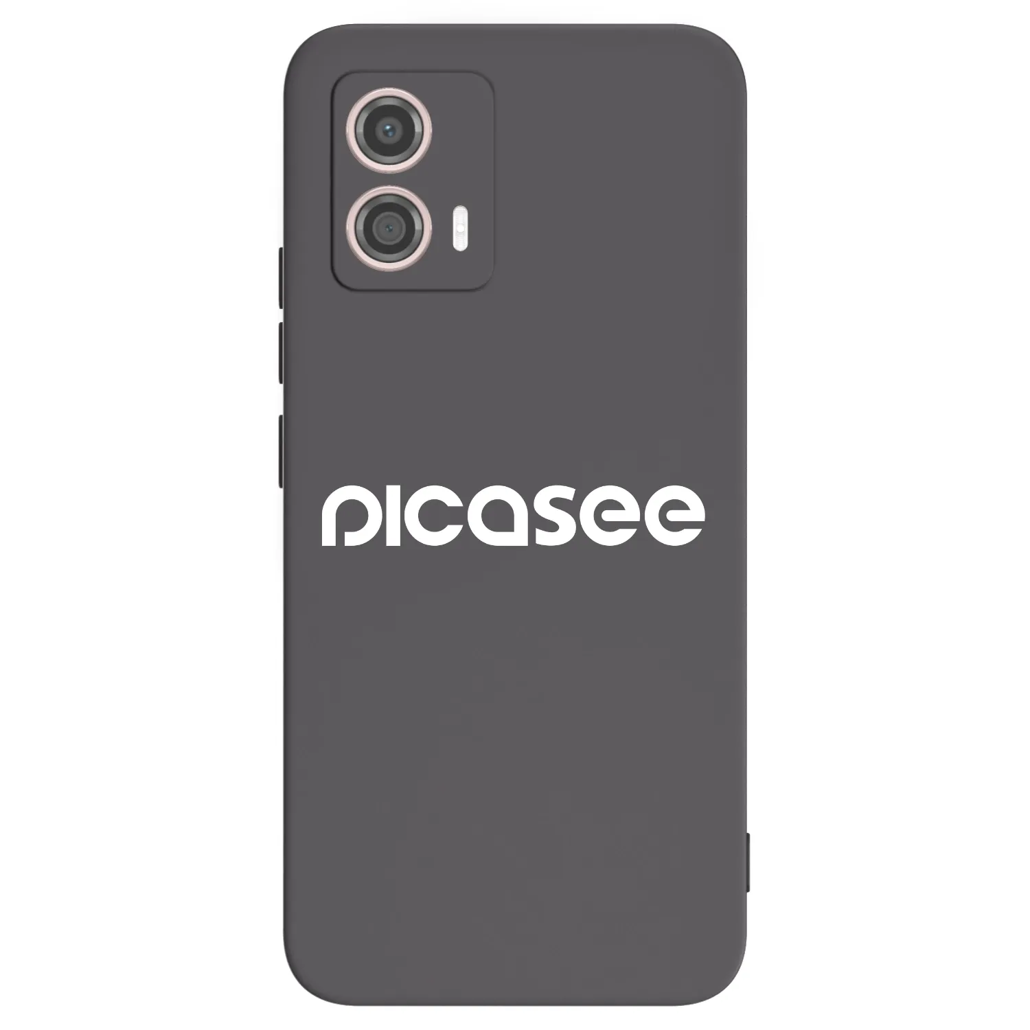 Picasee silikonski črni ovitek za Motorola Moto G53 5G - Picasee - new logo - white