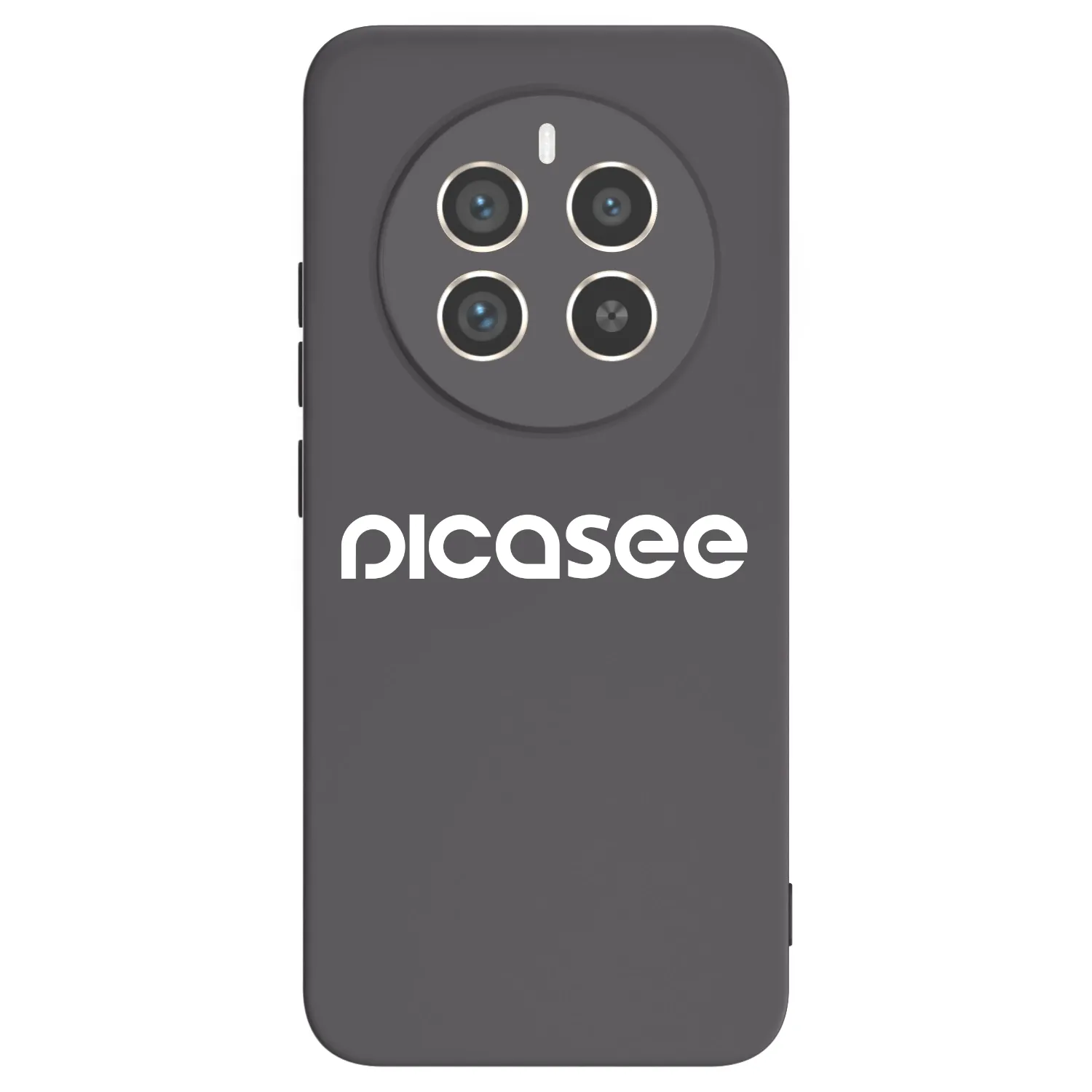 Picasee silikonski črni ovitek za Realme 12 Pro 5G - Picasee - new logo - white