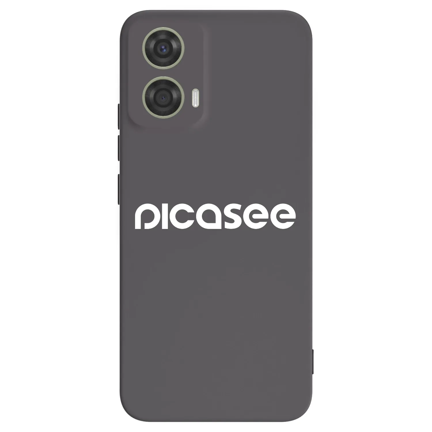 Picasee silikonski črni ovitek za Motorola Moto G24 - Picasee - new logo - white