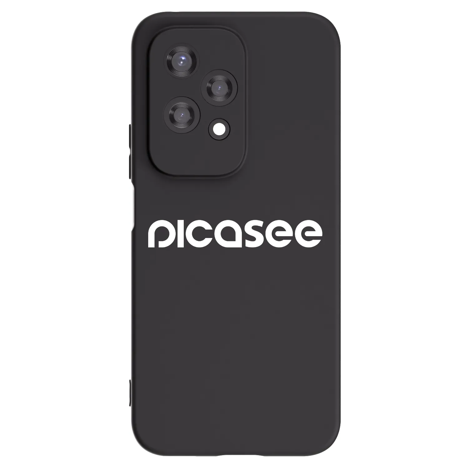 Picasee silikonski črni ovitek za Honor 200 Lite - Picasee - new logo - white