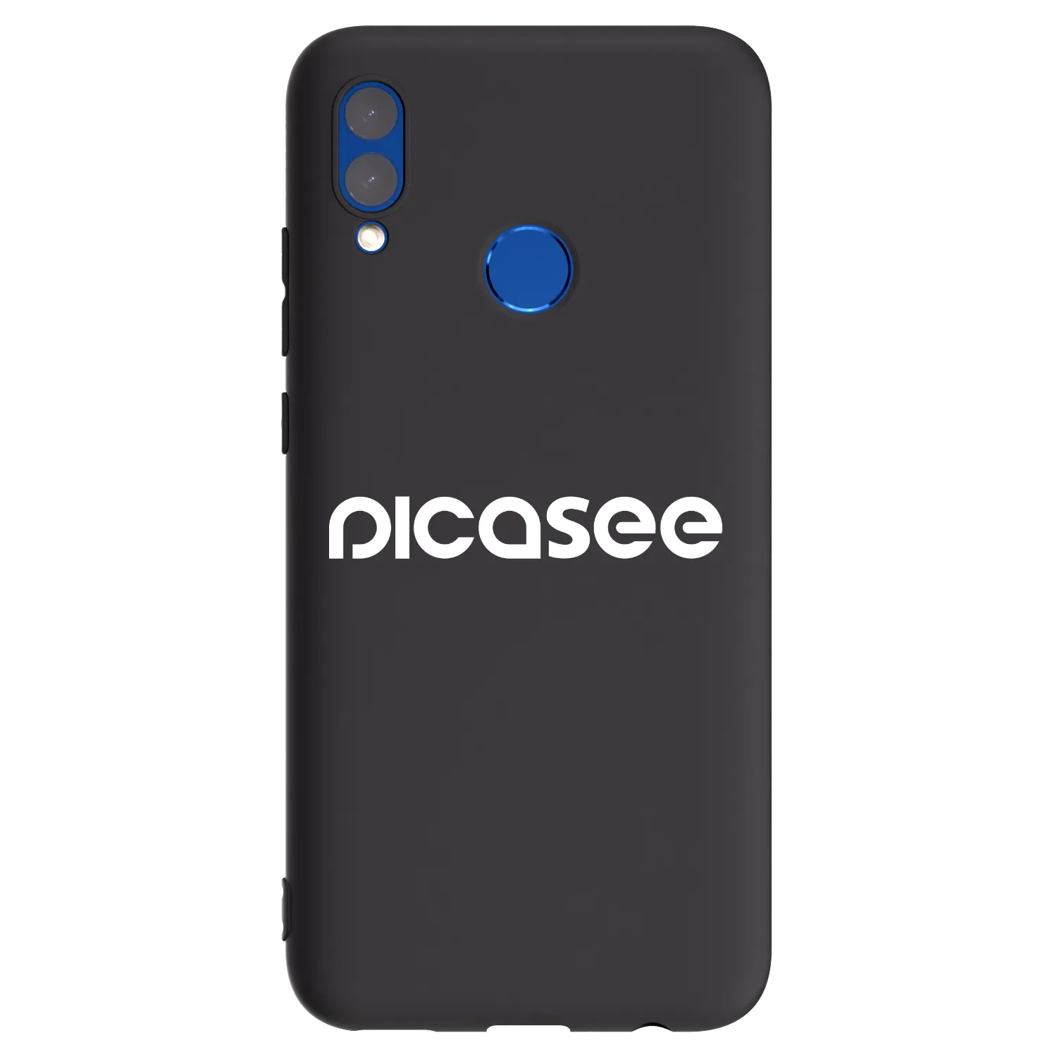 Picasee silikonski črni ovitek za Honor 10 Lite - Picasee - new logo - white