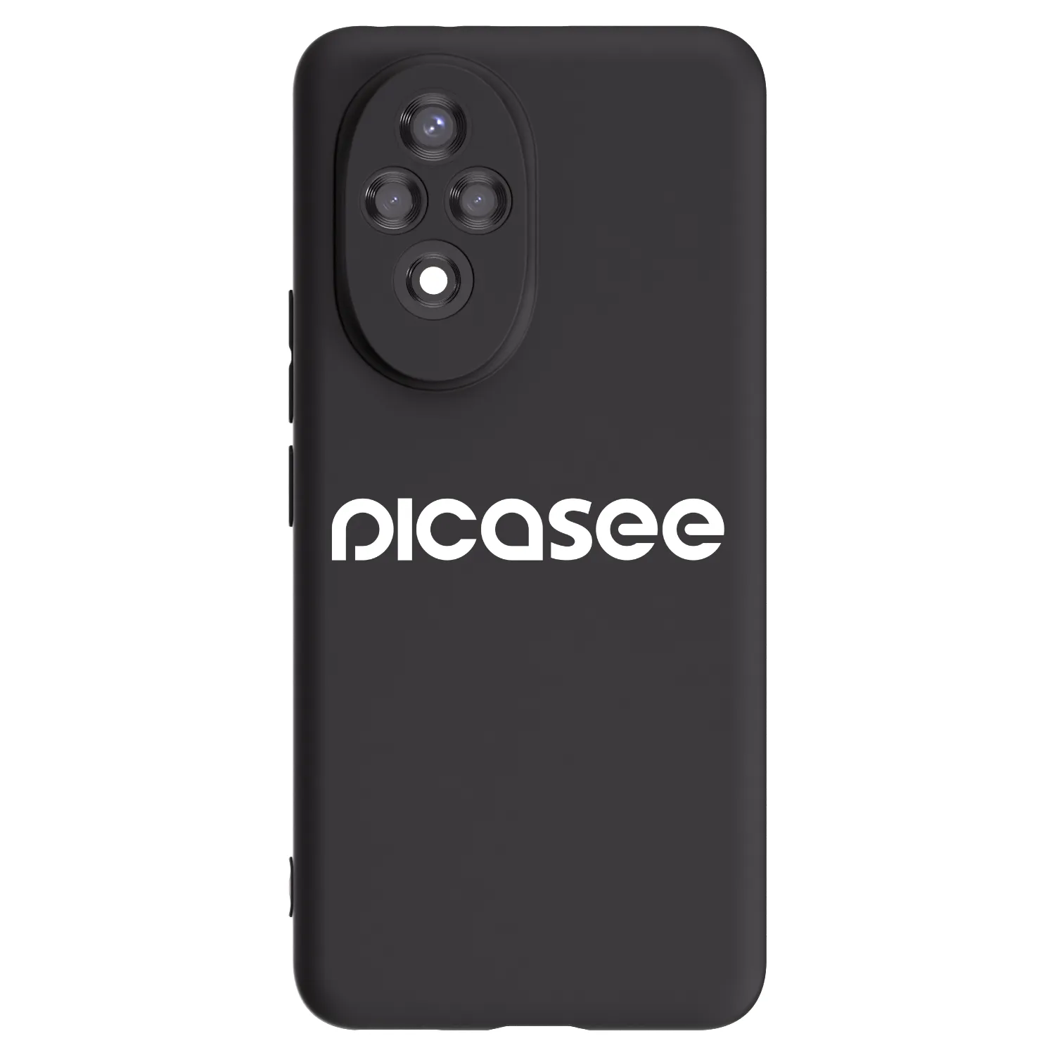 Picasee silikonski črni ovitek za Honor 200 5G - Picasee - new logo - white