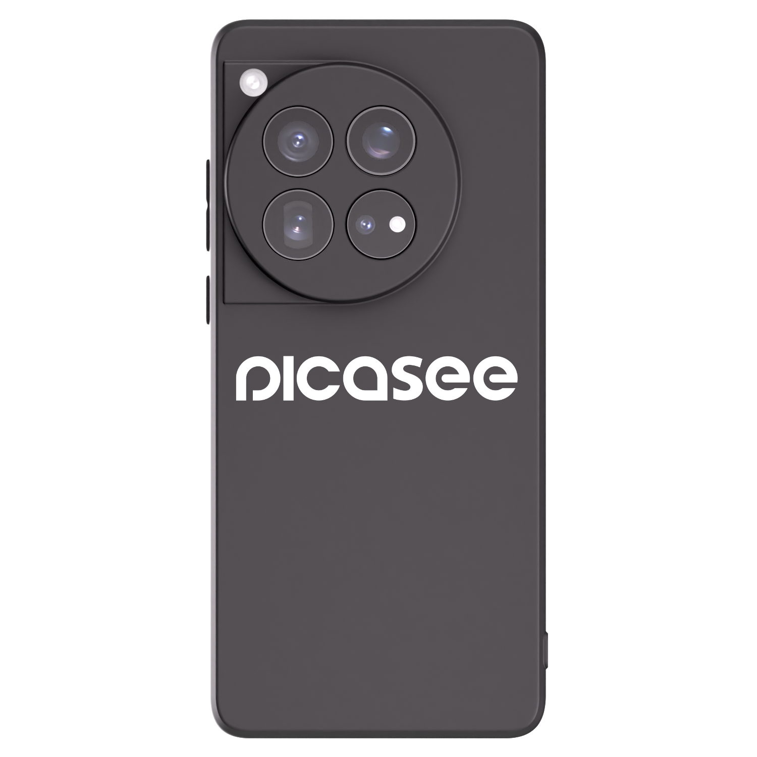 Picasee silikonski črni ovitek za OnePlus 12 5G - Picasee - new logo - white