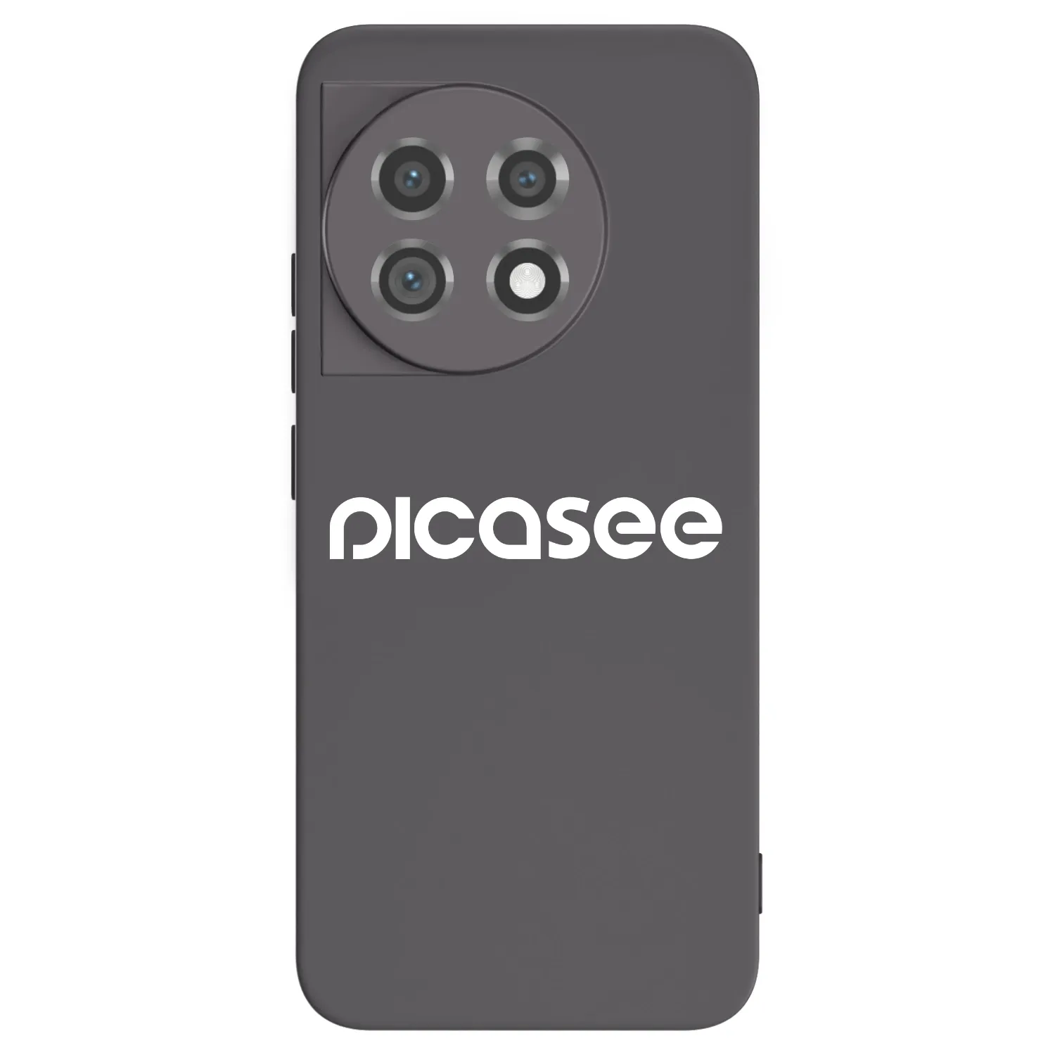 Picasee silikonski črni ovitek za OnePlus 11 5G - Picasee - new logo - white