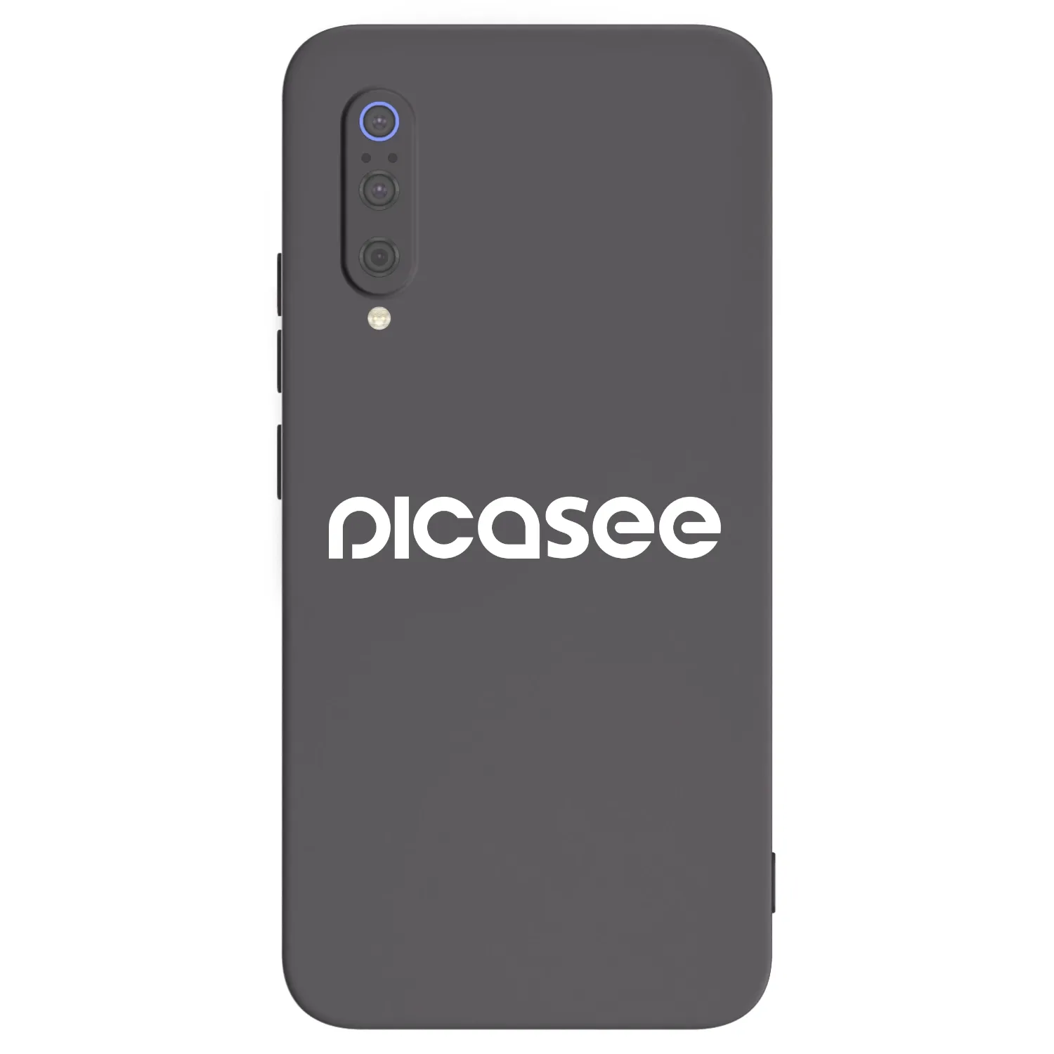 Picasee silikonski črni ovitek za Xiaomi Mi 9 - Picasee - new logo - white