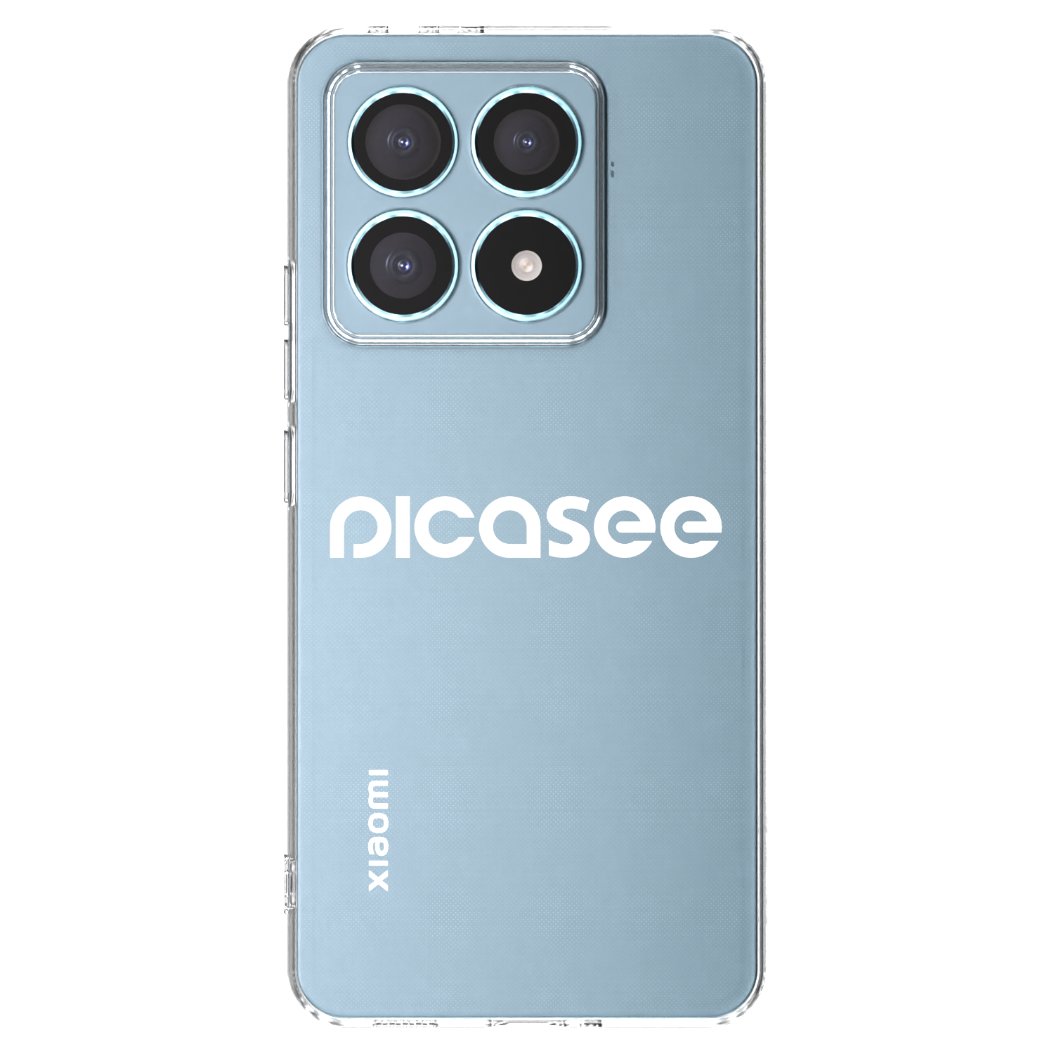 Picasee silikonski prozorni ovitek za Xiaomi 14T Pro - Picasee - new logo - white