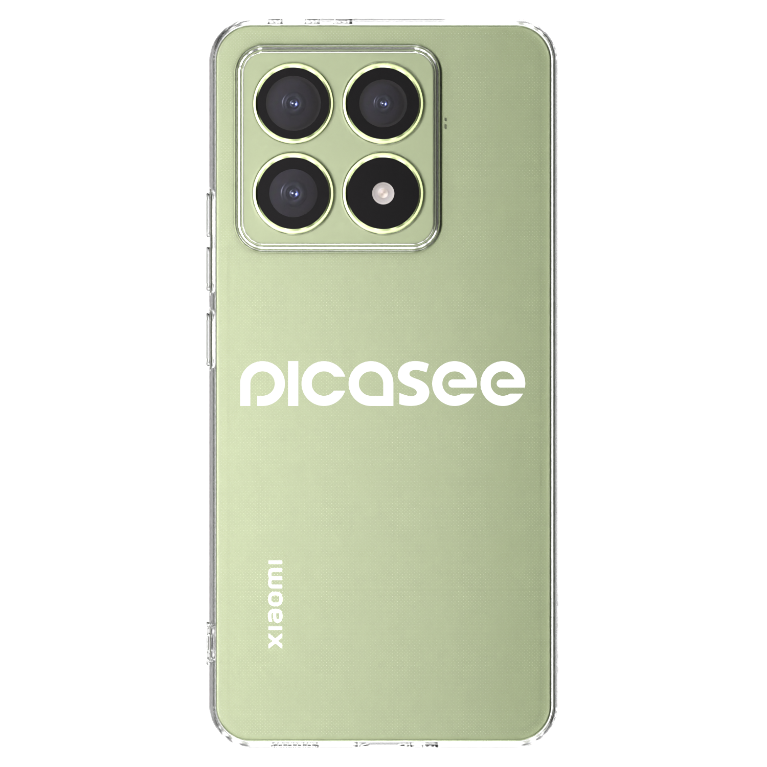 Picasee silikonski prozorni ovitek za Xiaomi 14T - Picasee - new logo - white