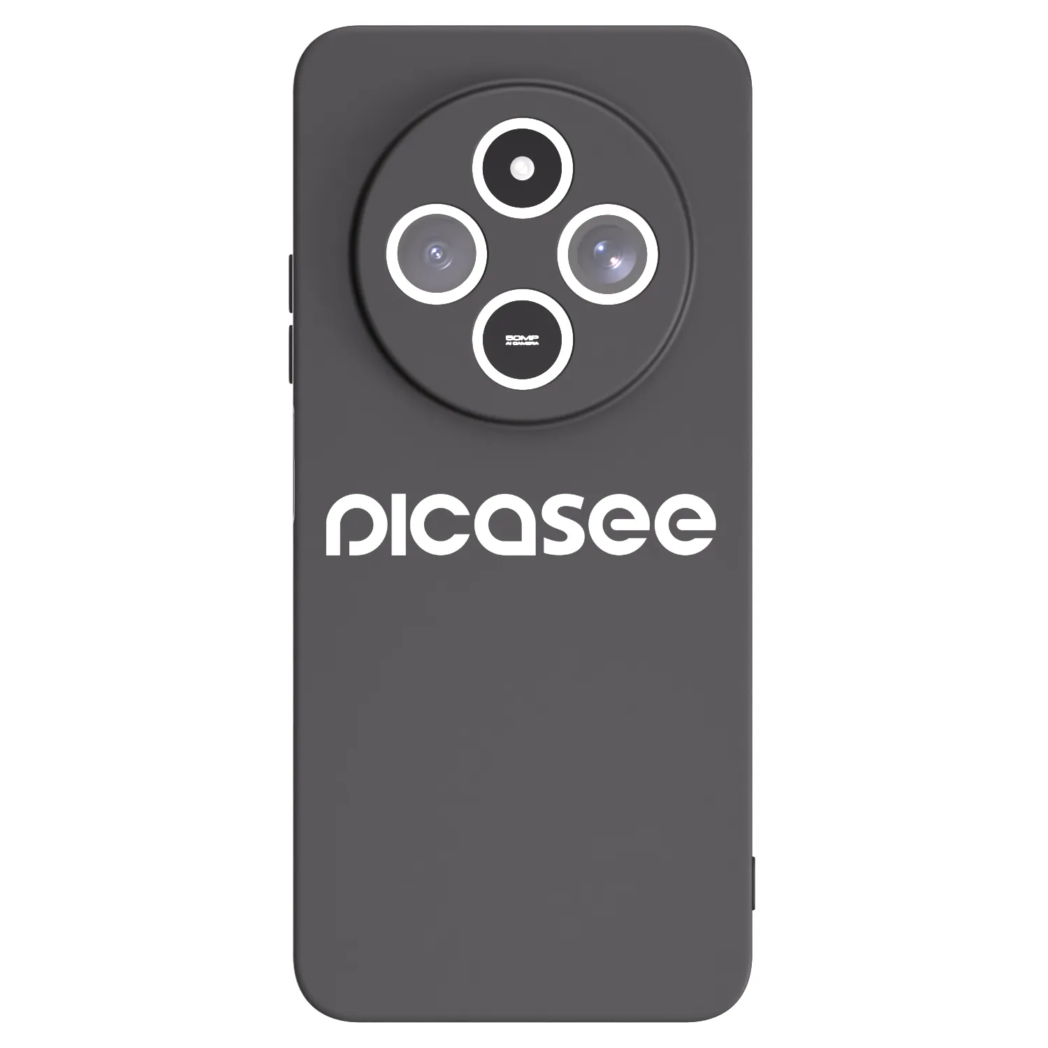 Picasee silikonski črni ovitek za Xiaomi Redmi 14C - Picasee - new logo - white