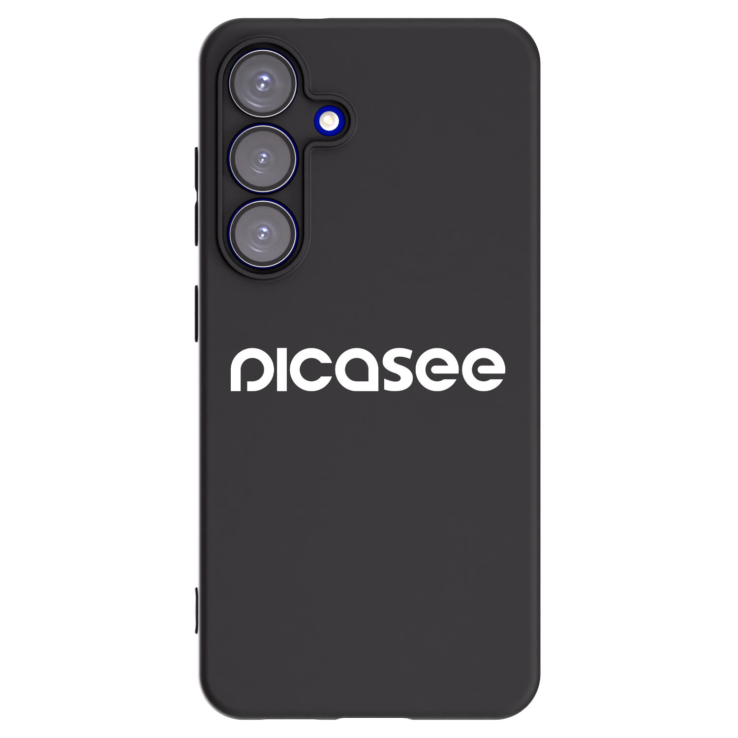 Picasee silikonski črni ovitek za Samsung Galaxy S25 5G - Picasee - new logo - white