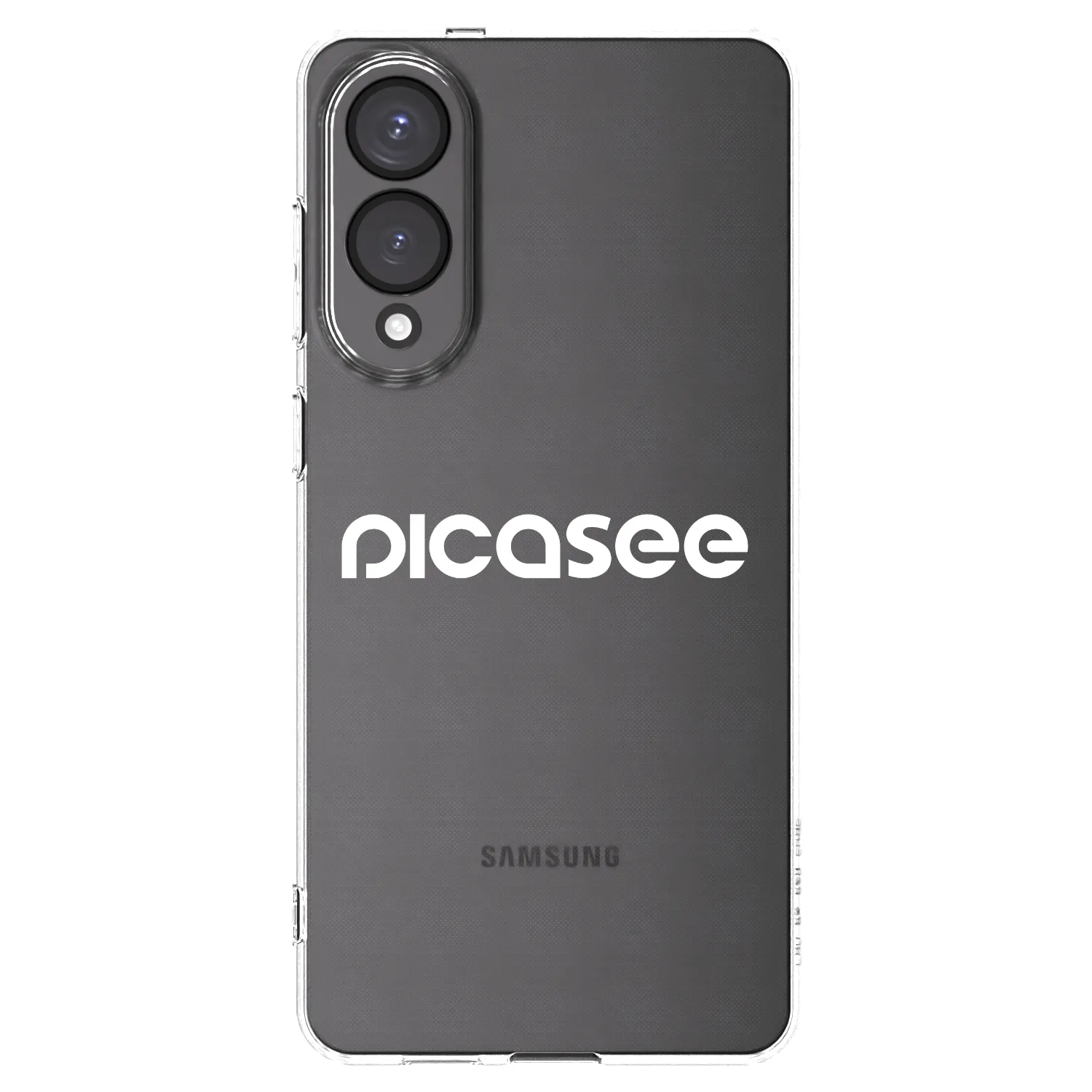 Picasee silikonski prozorni ovitek za Samsung Galaxy S25 Edge 5G - Picasee - new logo - white