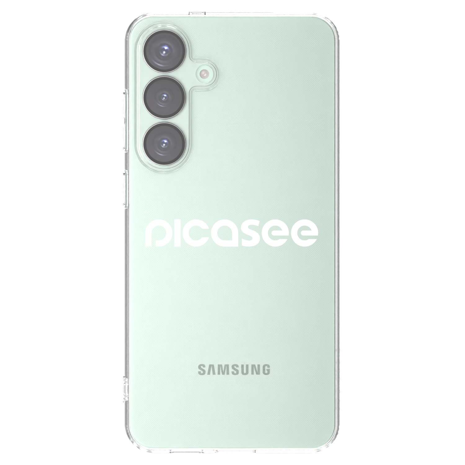 Picasee silikonski prozorni ovitek za Samsung Galaxy S25+ 5G - Picasee - new logo - white