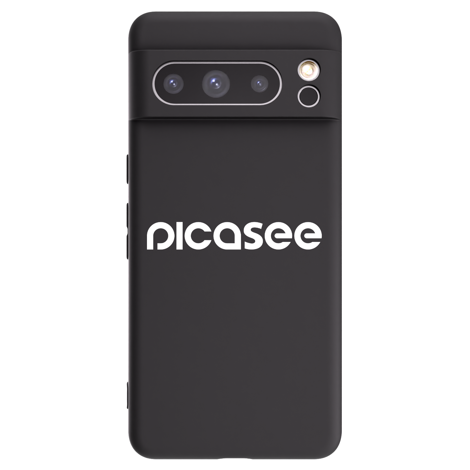 Picasee silikonski črni ovitek za Google Pixel 8 Pro - Picasee - new logo - white
