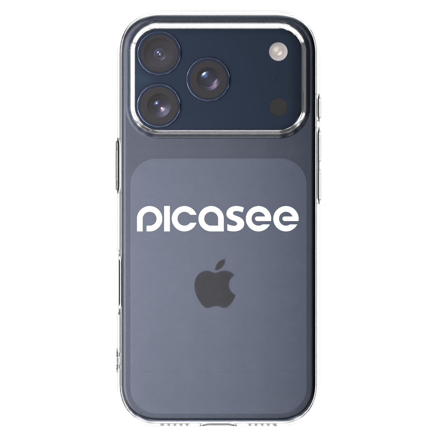 Picasee silikonski prozorni ovitek za Apple iPhone 17 Pro - Picasee - new logo - white
