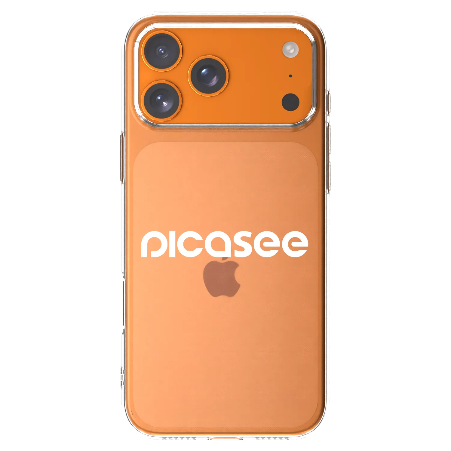Picasee silikonski prozorni ovitek za Apple iPhone 17 Pro Max - Picasee - new logo - white