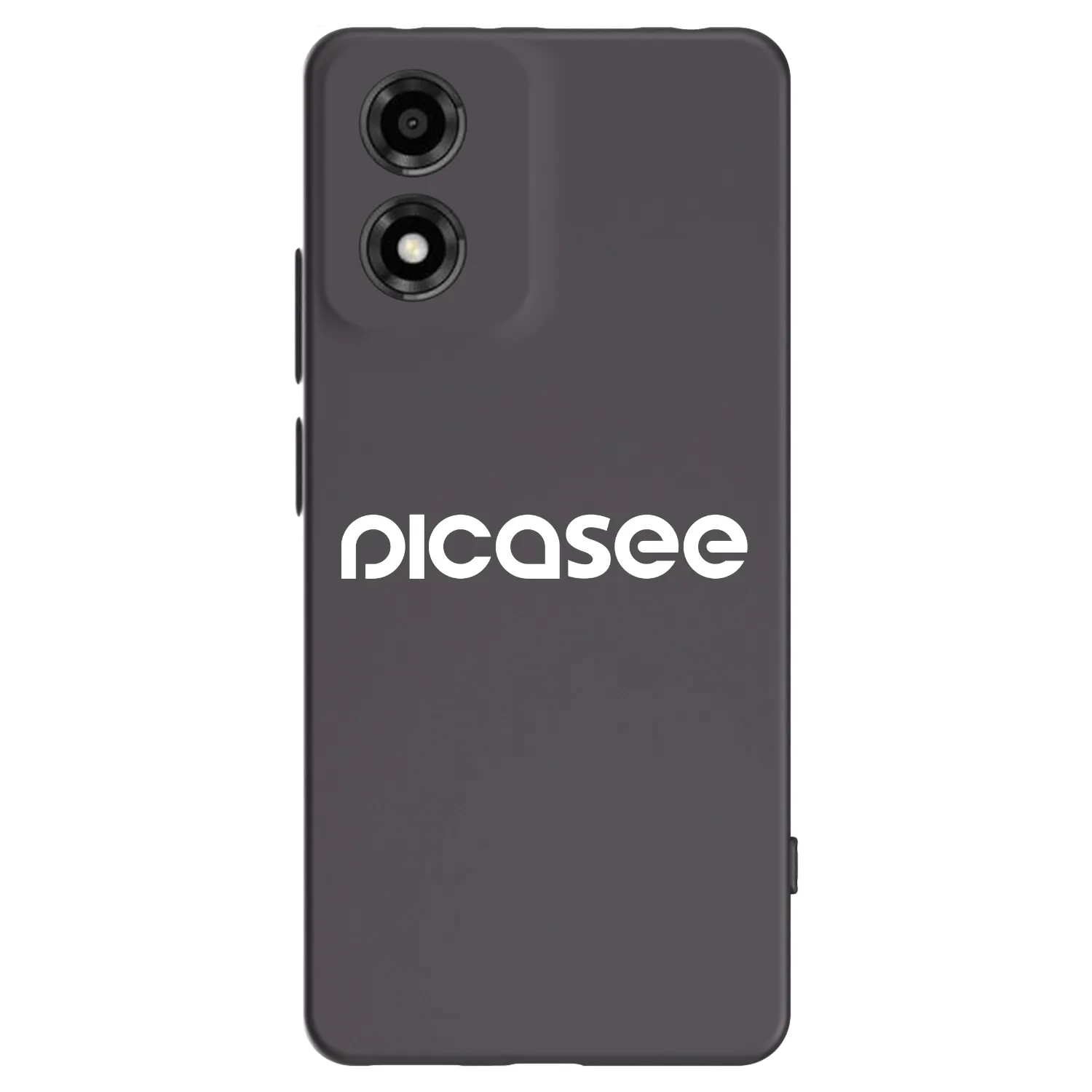 Picasee silikonski črni ovitek za Motorola Moto E14 - Picasee - new logo - white