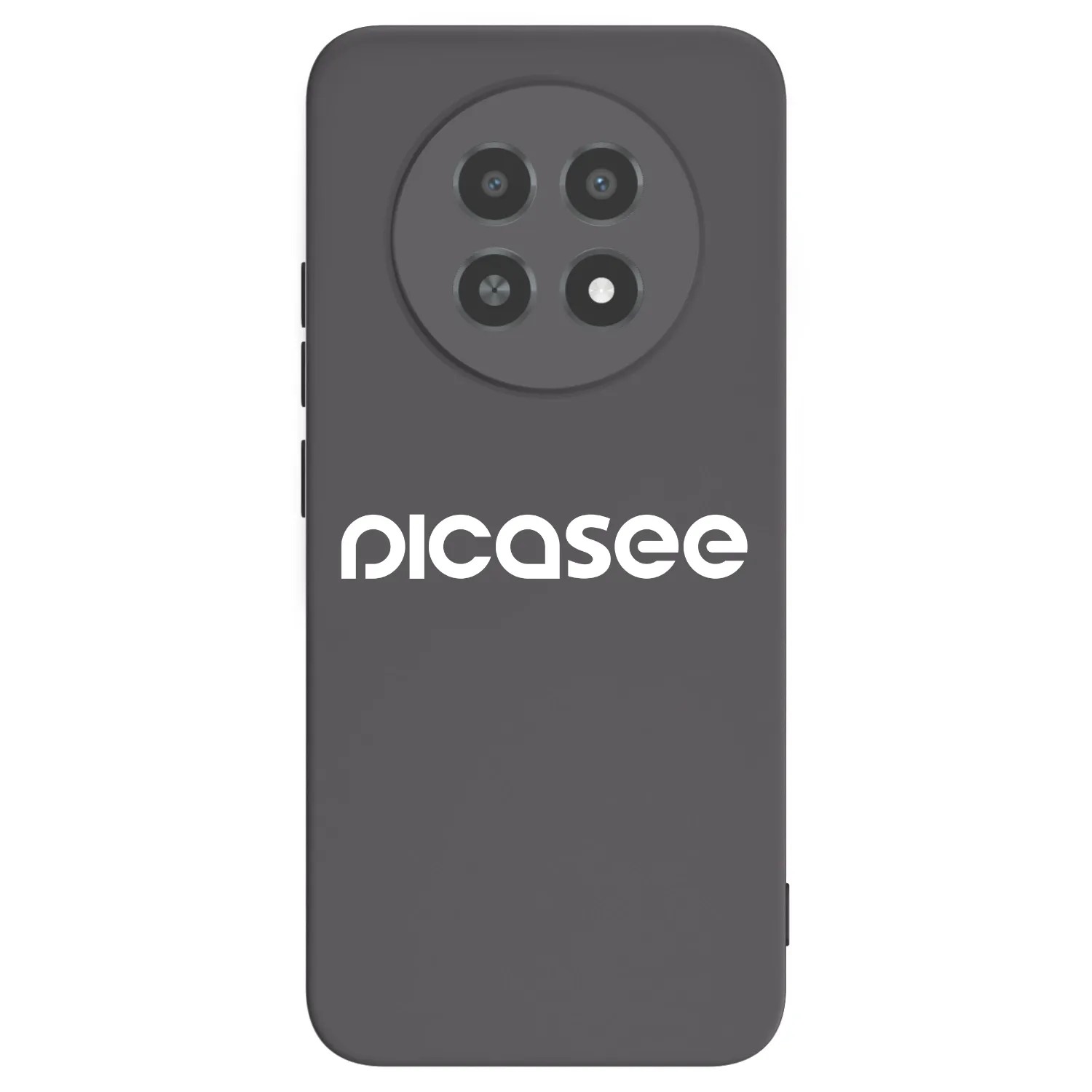 Picasee silikonski črni ovitek za Realme 12X - Picasee - new logo - white