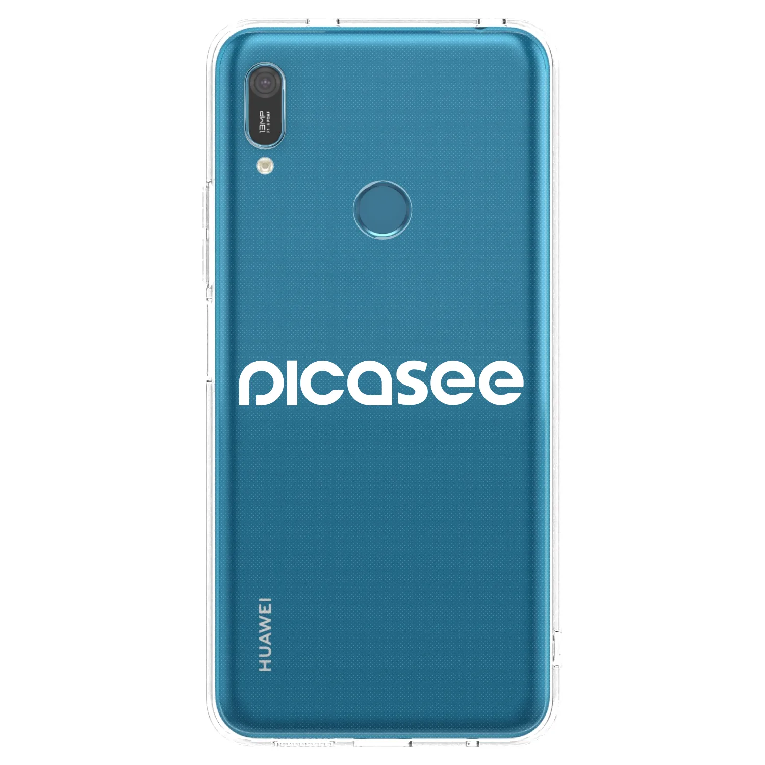 Picasee silikonski prozorni ovitek za Huawei Y6 2019 - Picasee - new logo - white