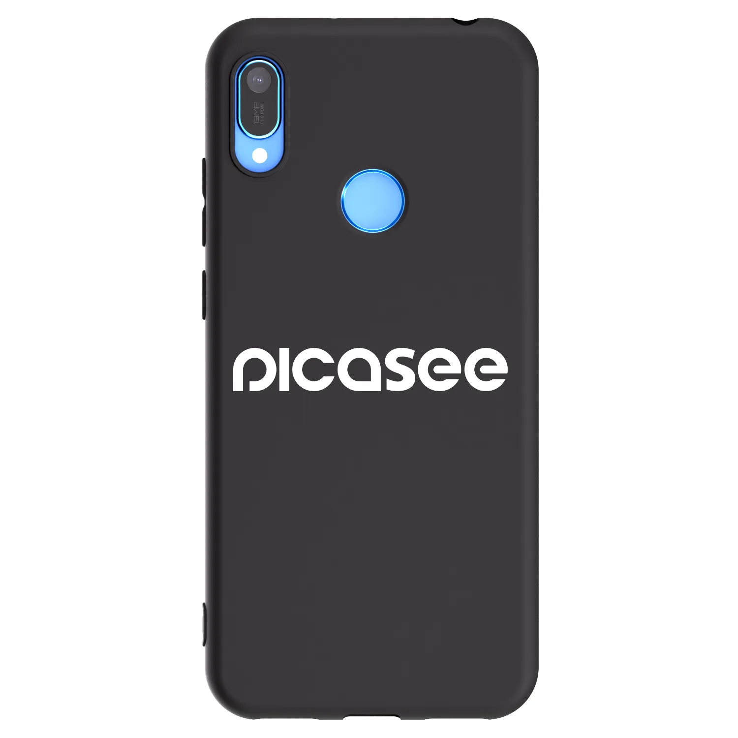 Picasee silikonski črni ovitek za Huawei Y6 2019 - Picasee - new logo - white