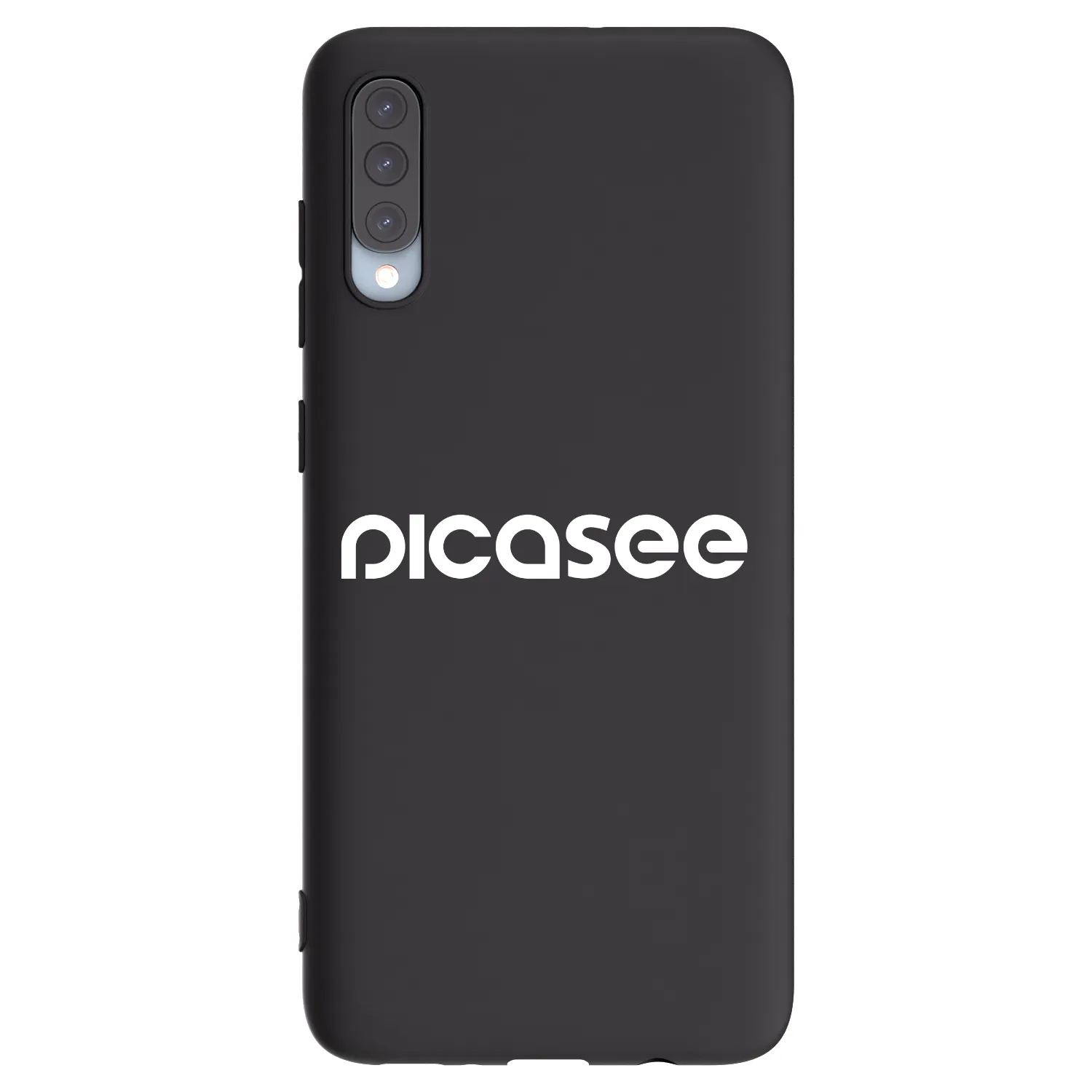 Picasee silikonski črni ovitek za Samsung Galaxy A70 A705F - Picasee - new logo - white
