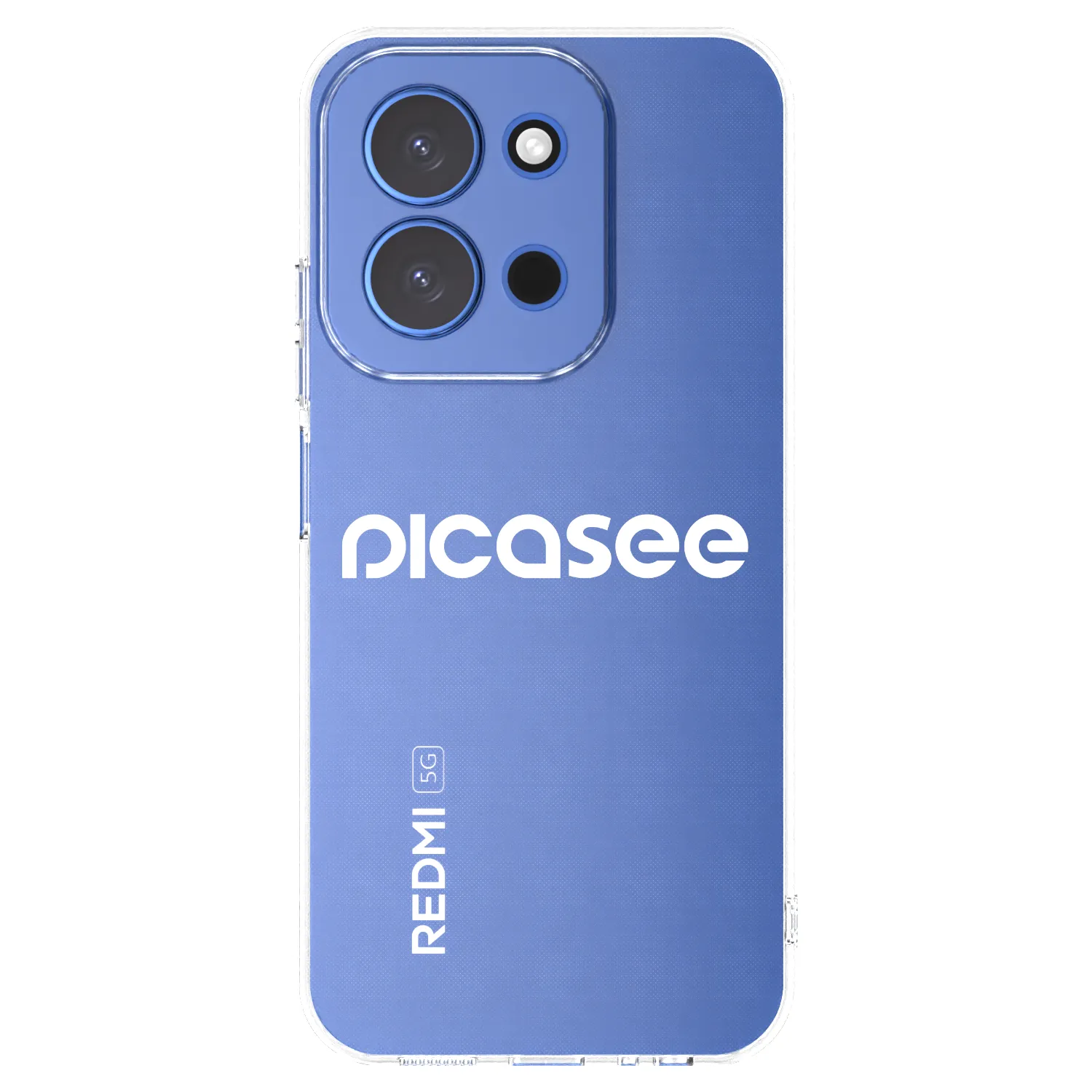 Picasee silikonski prozorni ovitek za Xiaomi Redmi 15C 4G - Picasee - new logo - white
