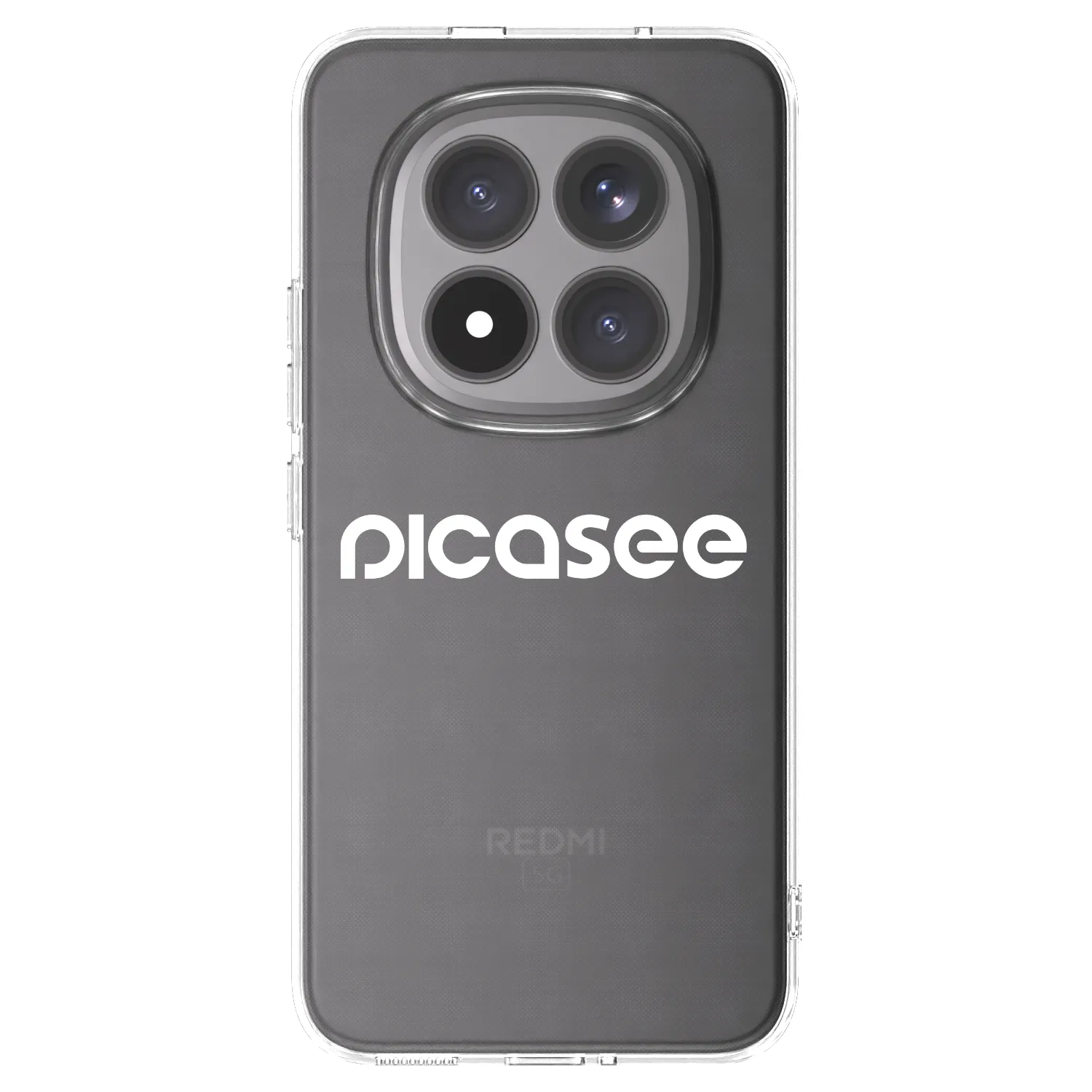 Picasee silikonski prozorni ovitek za Xiaomi Redmi Note 15 Pro+ - Picasee - new logo - white