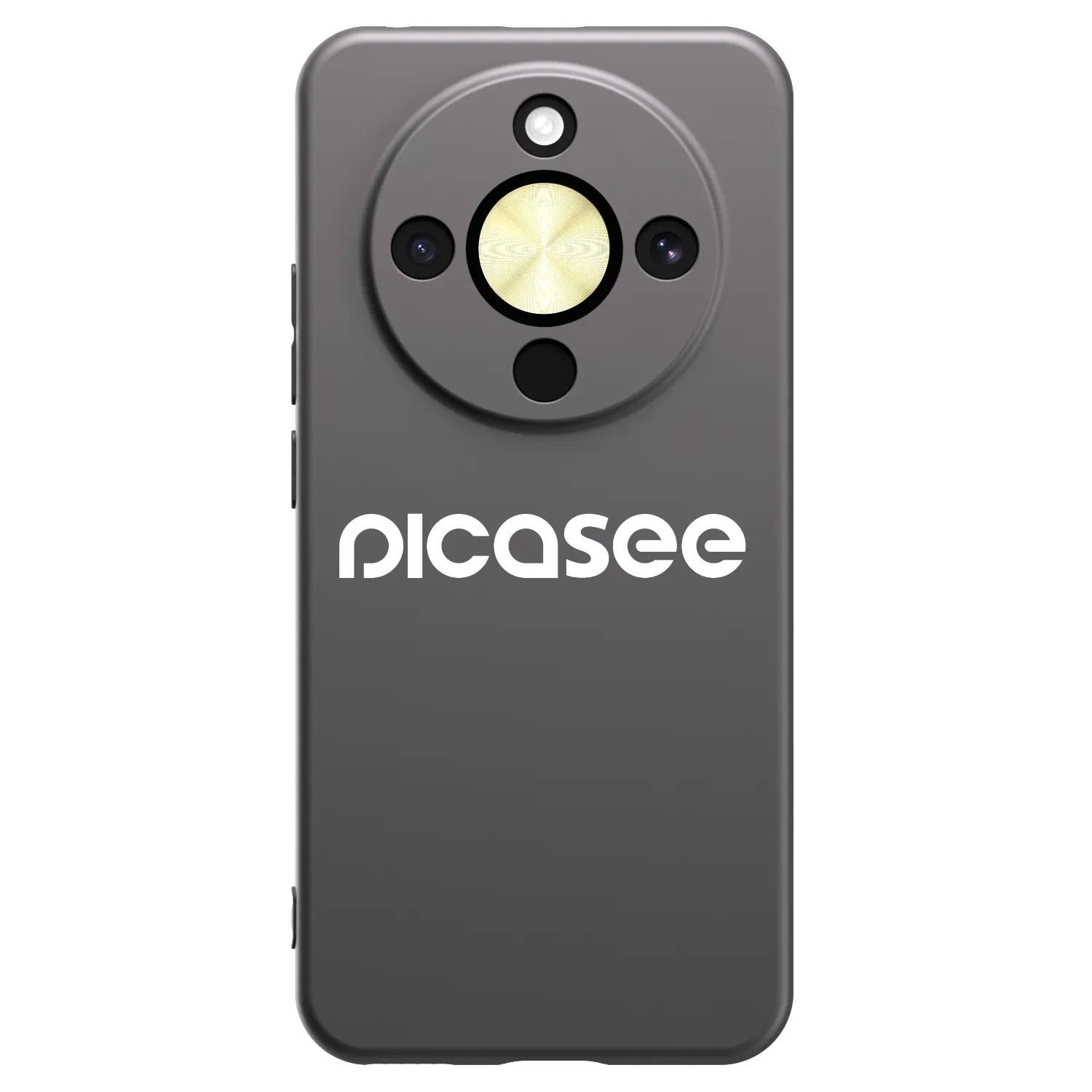 Picasee silikonski črni ovitek za Honor Magic8 Lite 5G - Picasee - new logo - white
