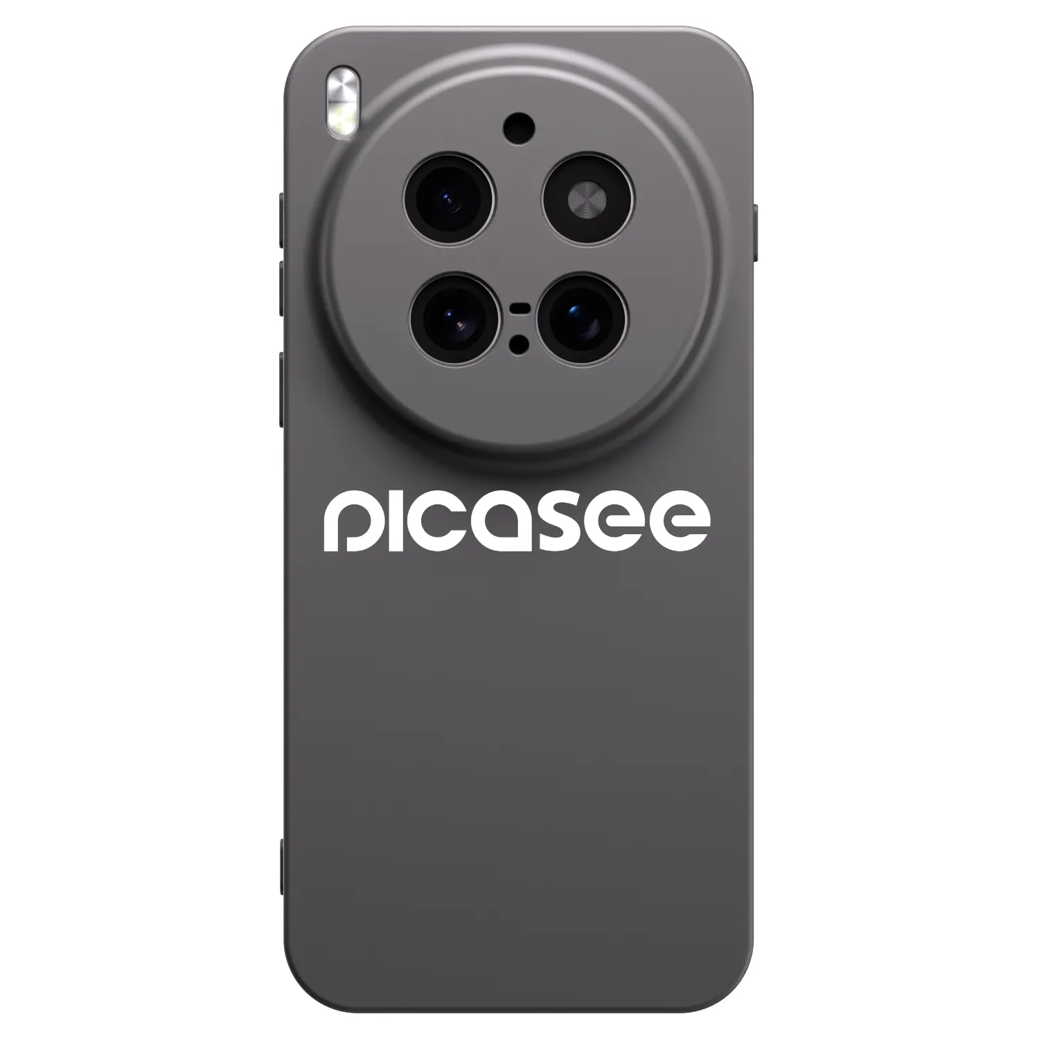 Picasee silikonski črni ovitek za Vivo X300 Pro - Picasee - new logo - white