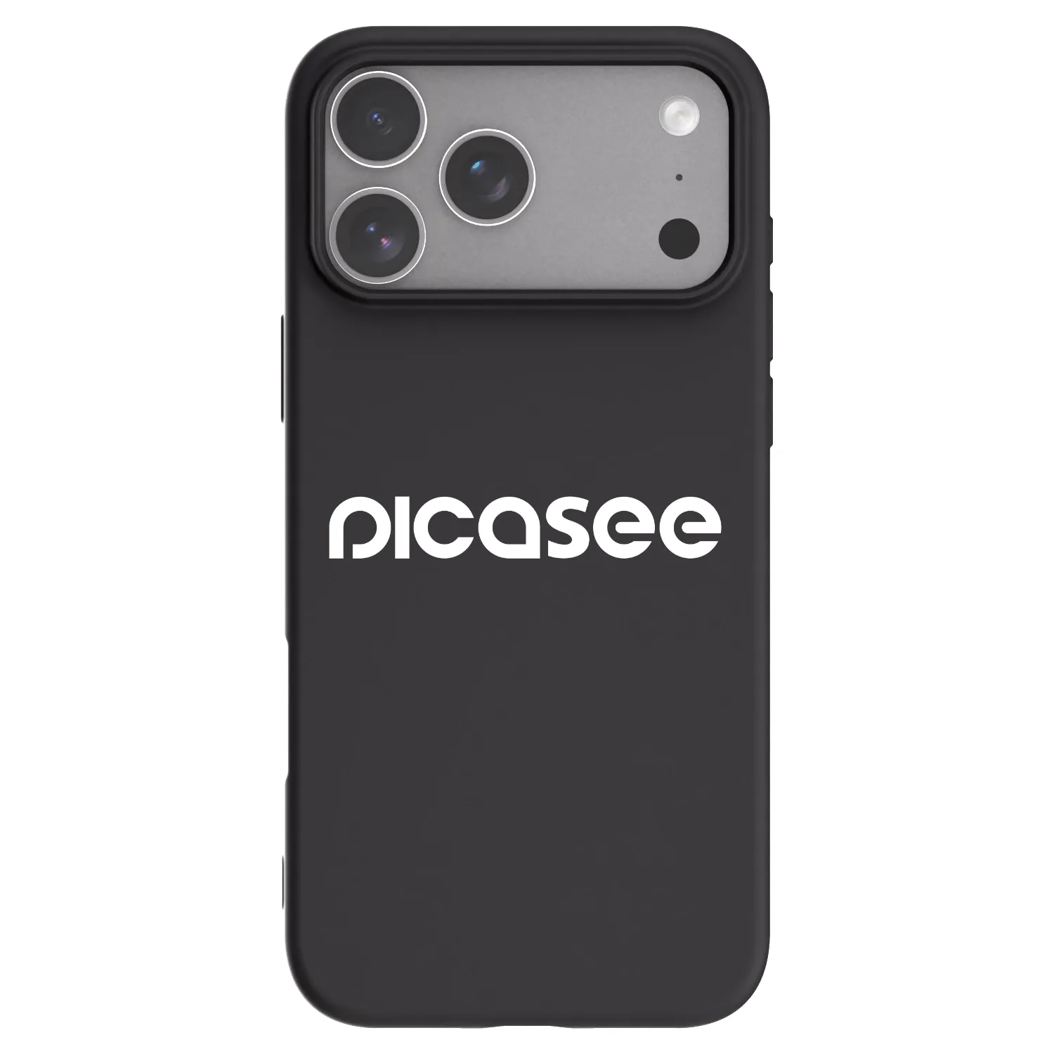 Picasee silikonski črni ovitek za Apple iPhone 18 Pro Max - Picasee - new logo - white