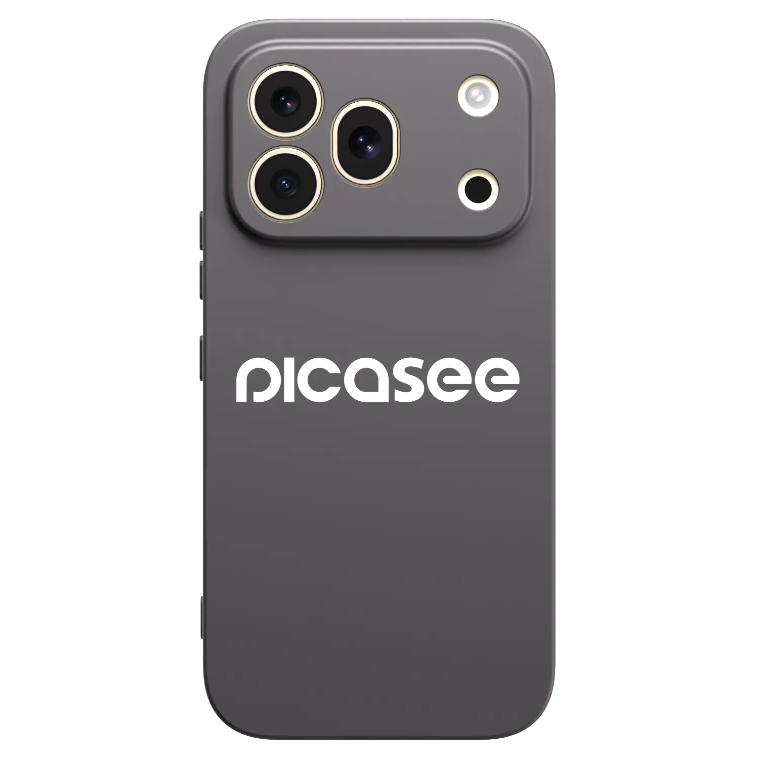 Picasee silikonski črni ovitek za Honor 600 Pro - Picasee - new logo - white