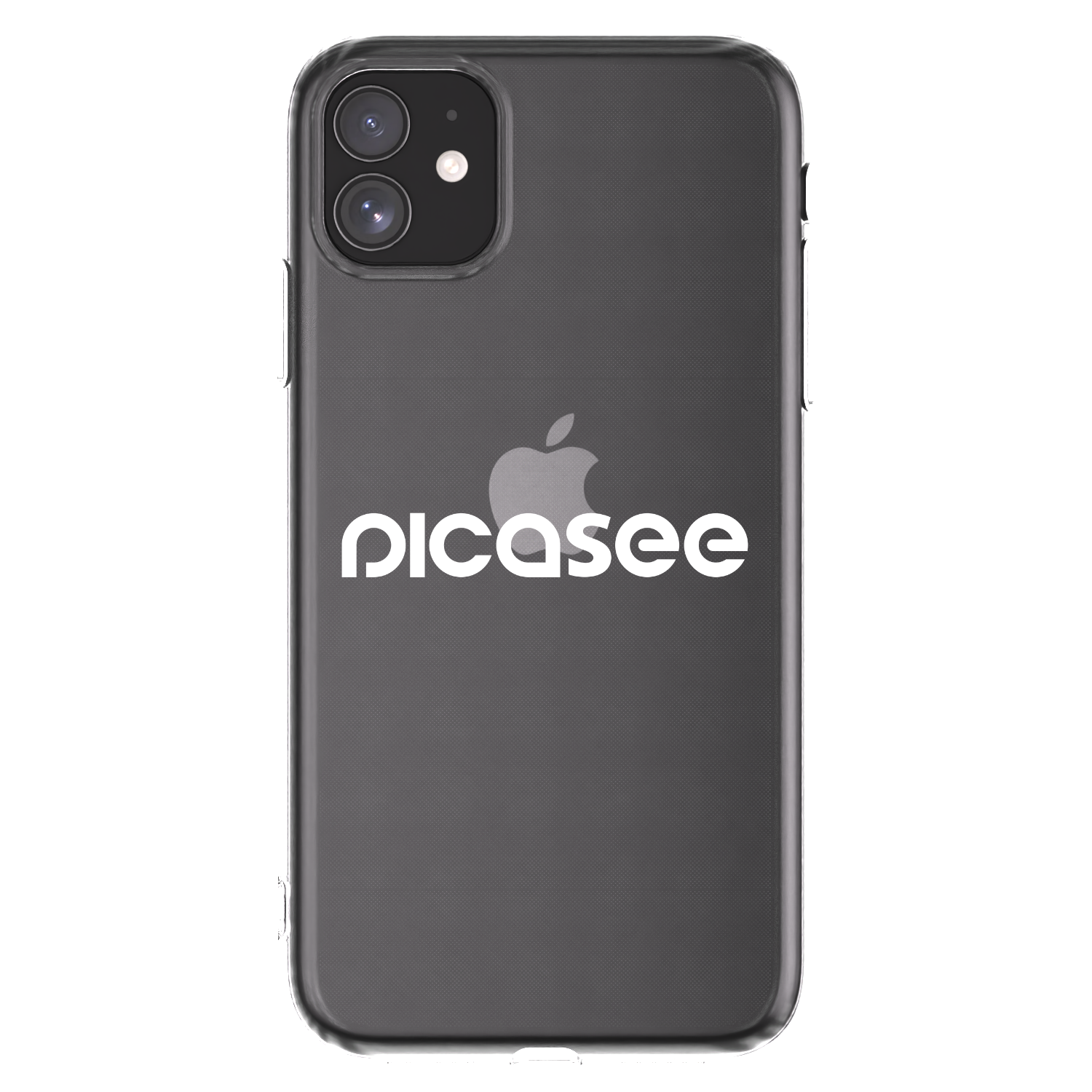 Picasee silikonski prozorni ovitek za Apple iPhone 11 - Picasee - new logo - white