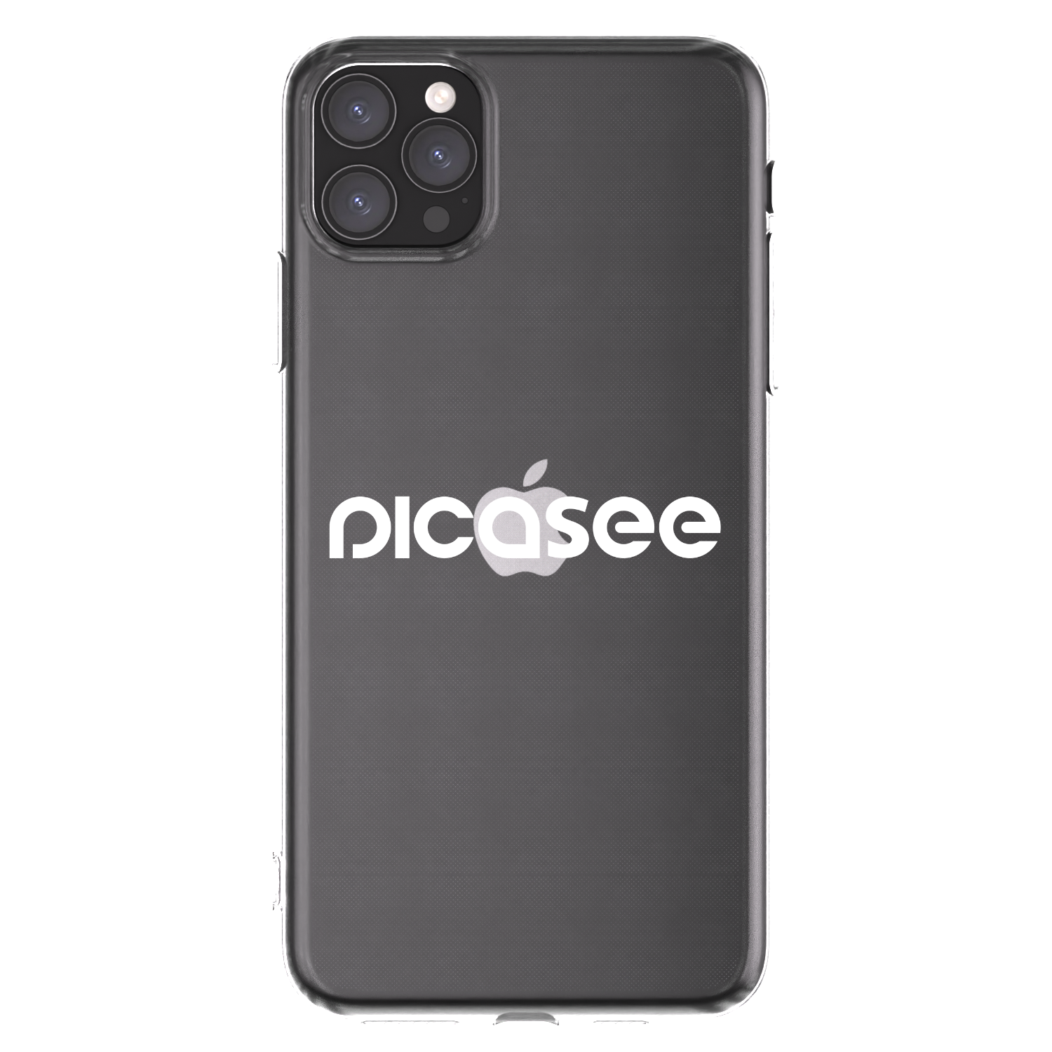 Picasee silikonski prozorni ovitek za Apple iPhone 11 Pro Max - Picasee - new logo - white