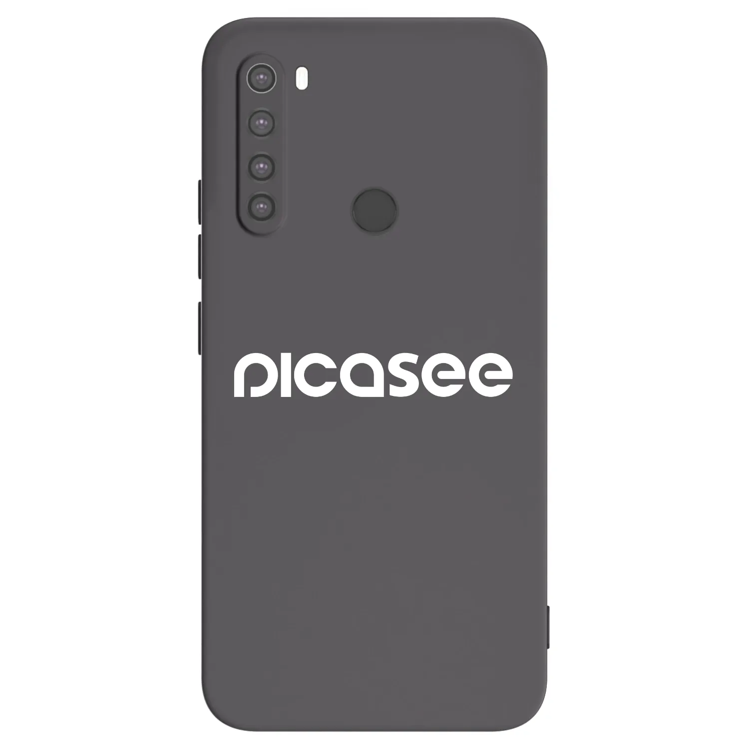 Picasee silikonski črni ovitek za Xiaomi Redmi Note 8 - Picasee - new logo - white